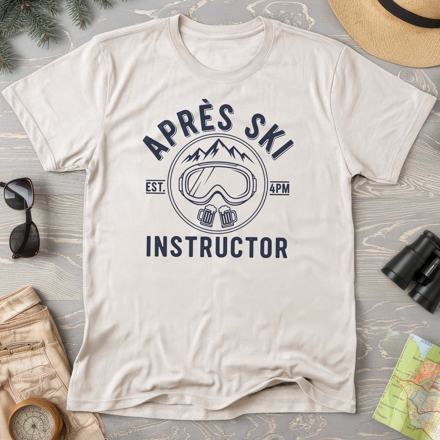 Après Ski Instructor "Goggles" T-shirt