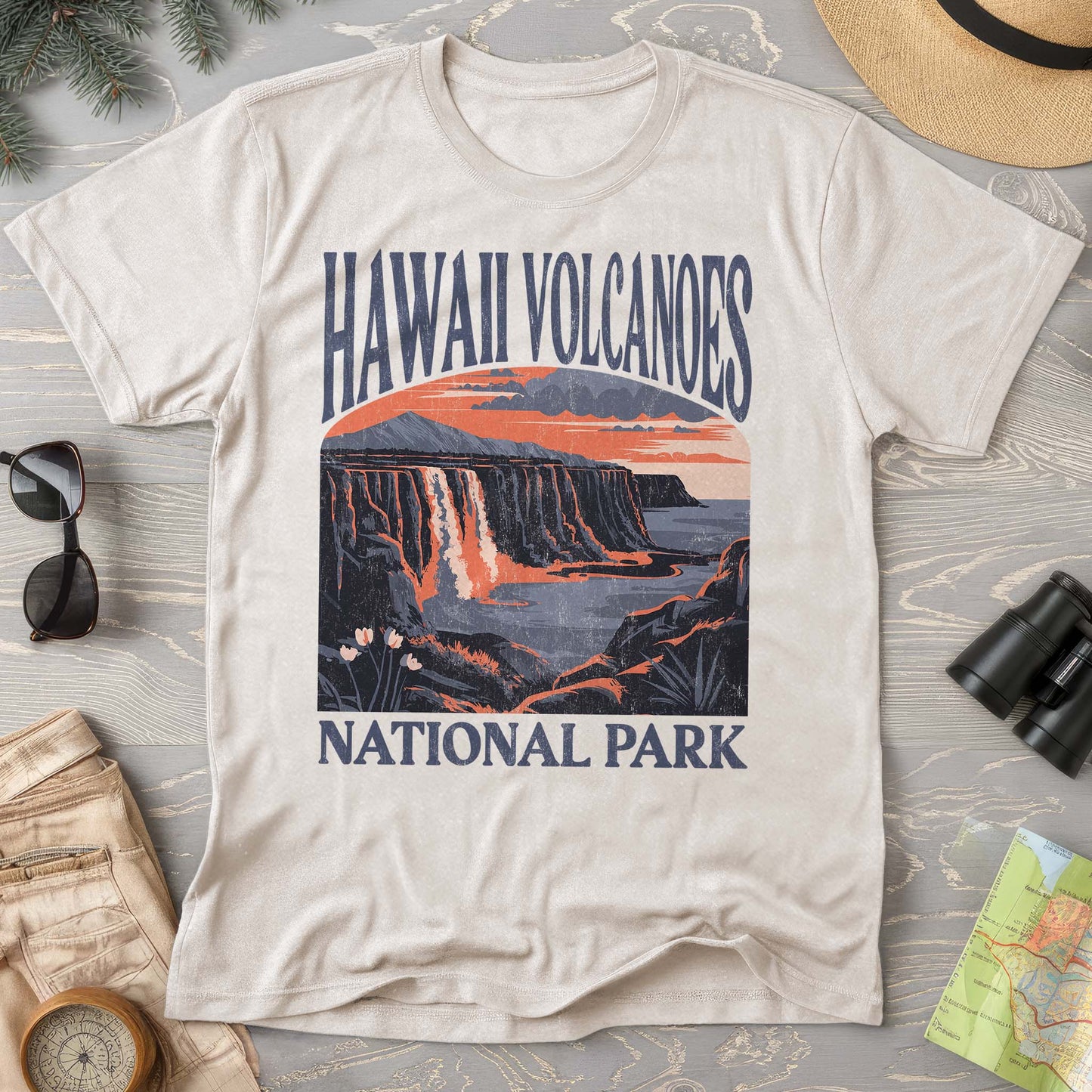 Hawaii Volcanoes National Park "Big and Bold" T-Shirt