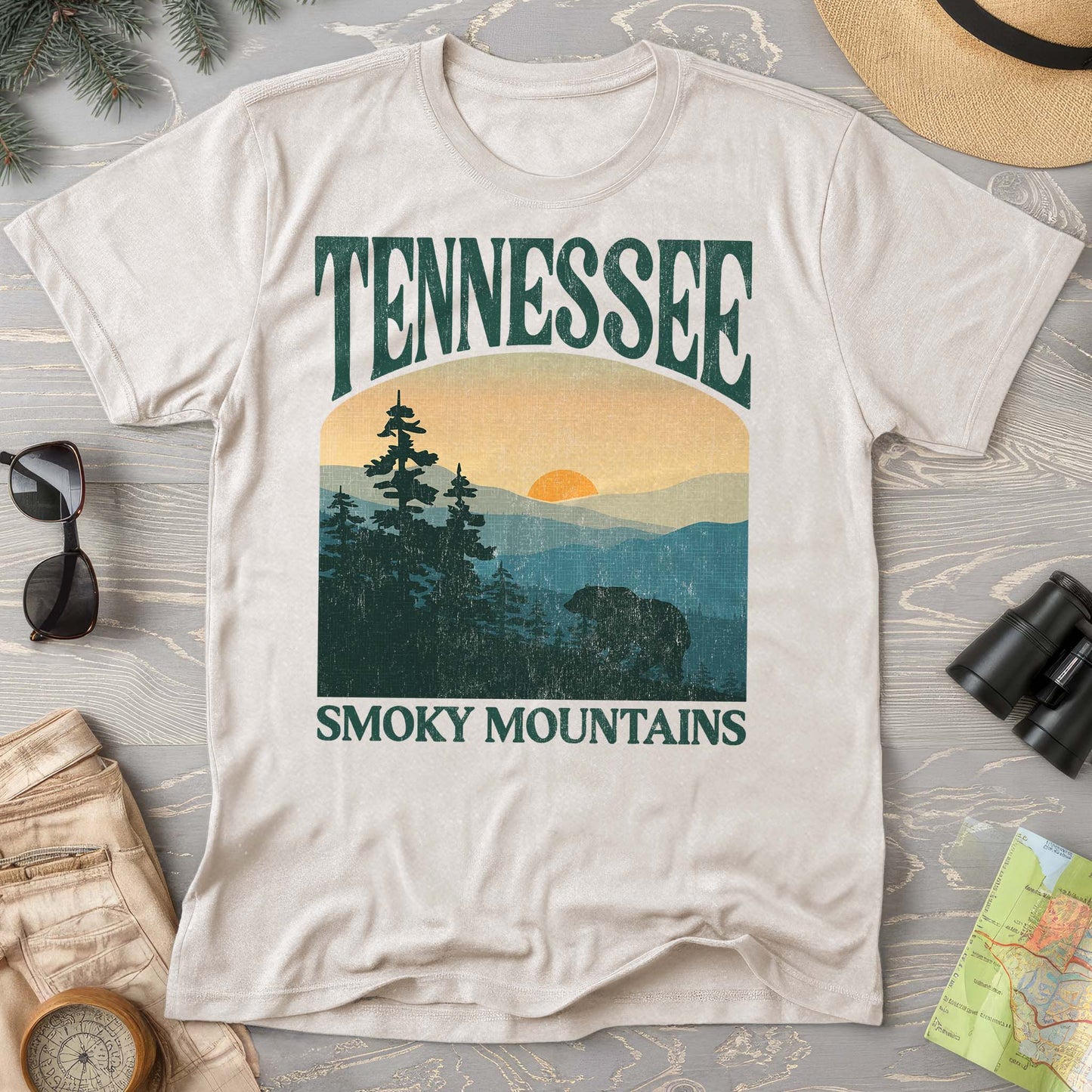Tennessee Smoky Mountains "Big and Bold" State T-Shirt