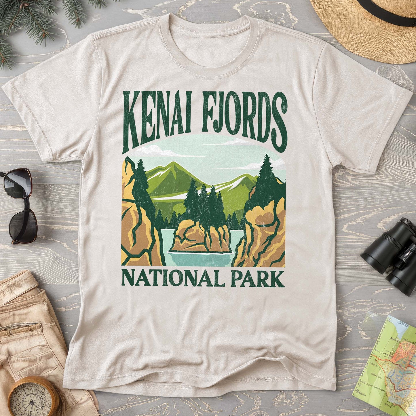 Kenai Fjords National Park "Big and Bold" T-Shirt