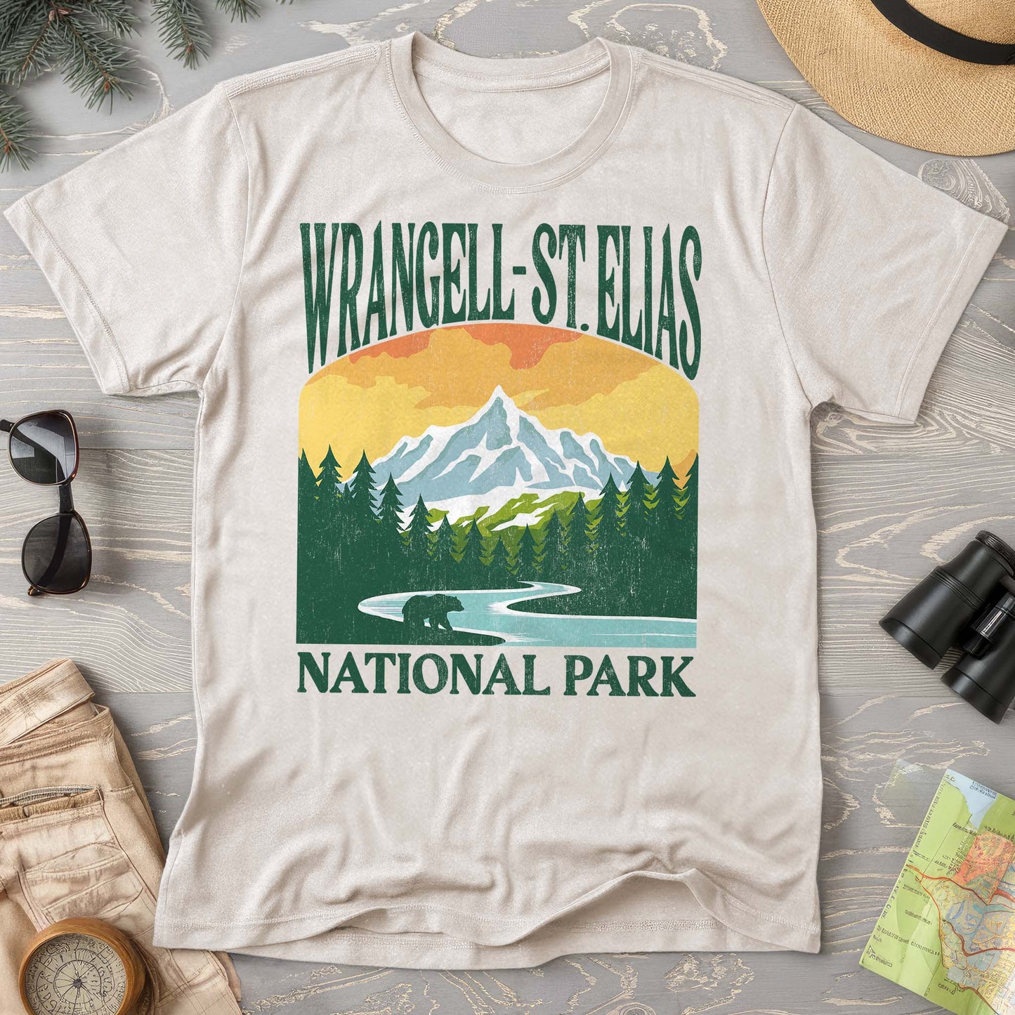 Wrangell St. Elias National Park "Big and Bold" T-Shirt