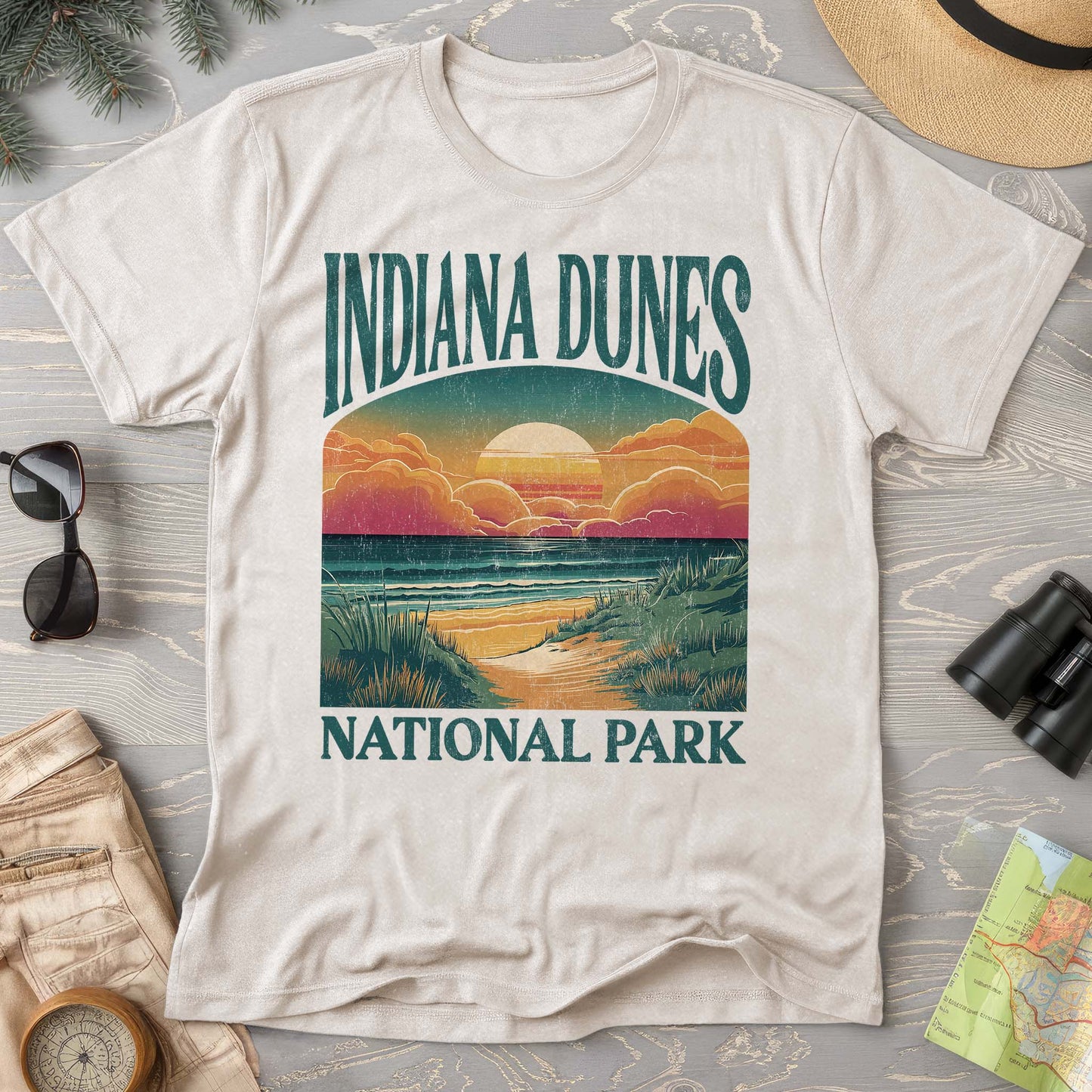 Indiana Dunes National Park "Big and Bold" T-Shirt