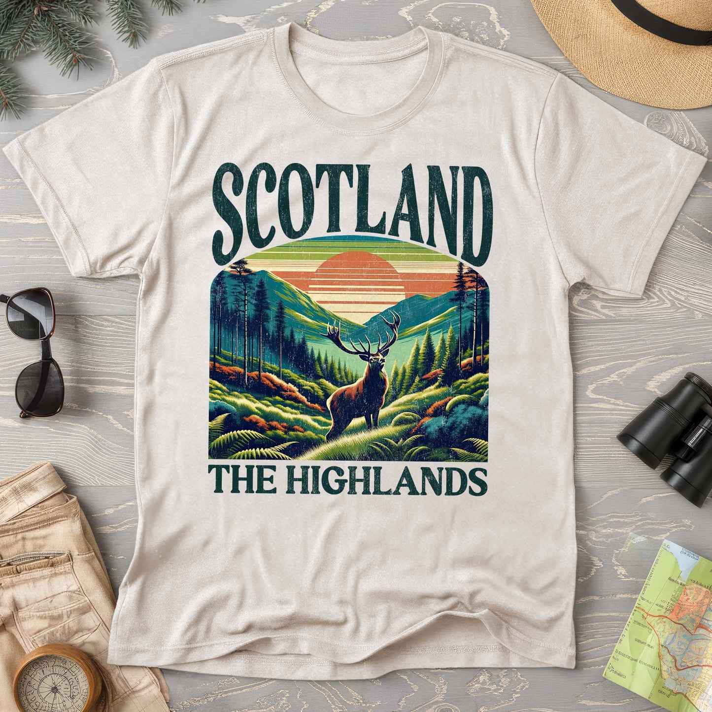 Scotland Highlands "Big and Bold" T-Shirt