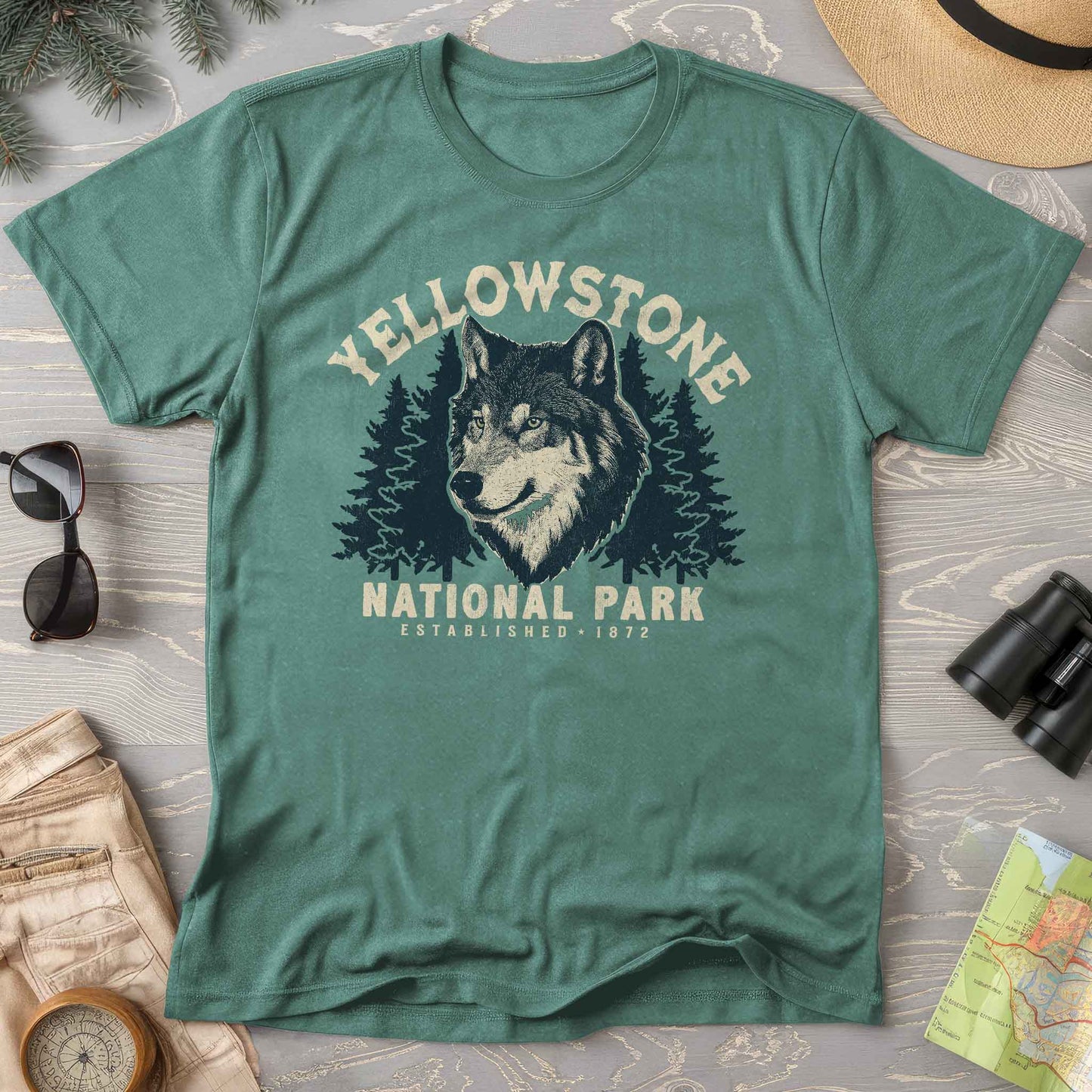 Yellowstone Wolf Design V01 - Comfort Colors 1717 - 2025