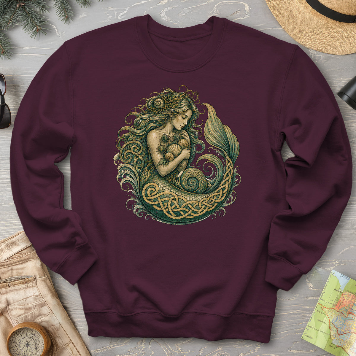 Celtic Mermaid Sweatshirt