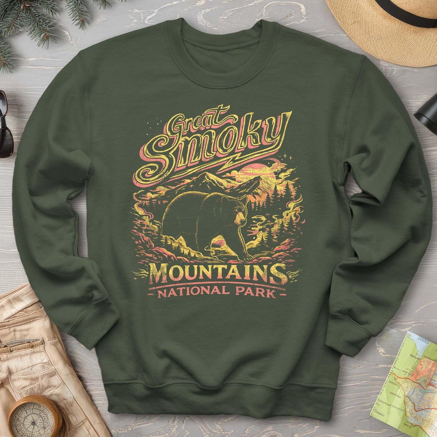 Smoky Mountains 80's Blast Sweatshirt