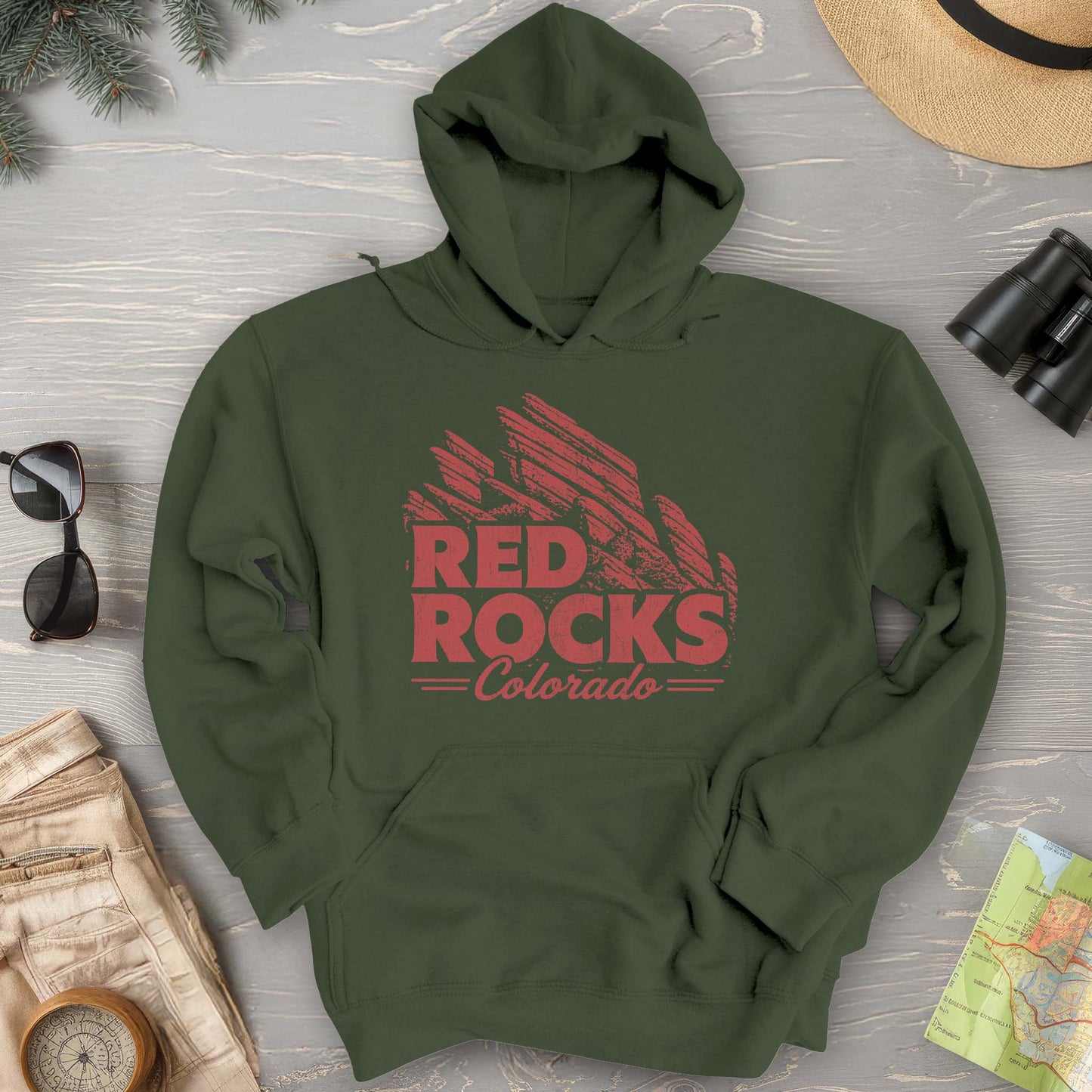 Red Rocks Vintage Hoodie