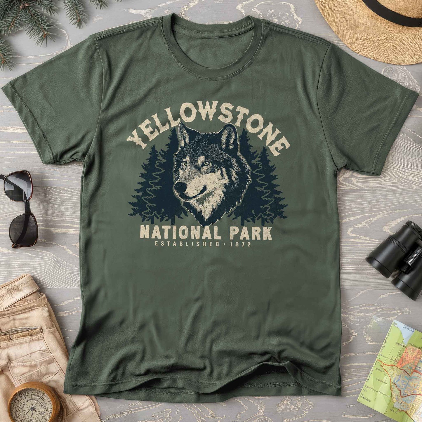 Yellowstone Wolf Design V01 - Comfort Colors 1717 - 2025