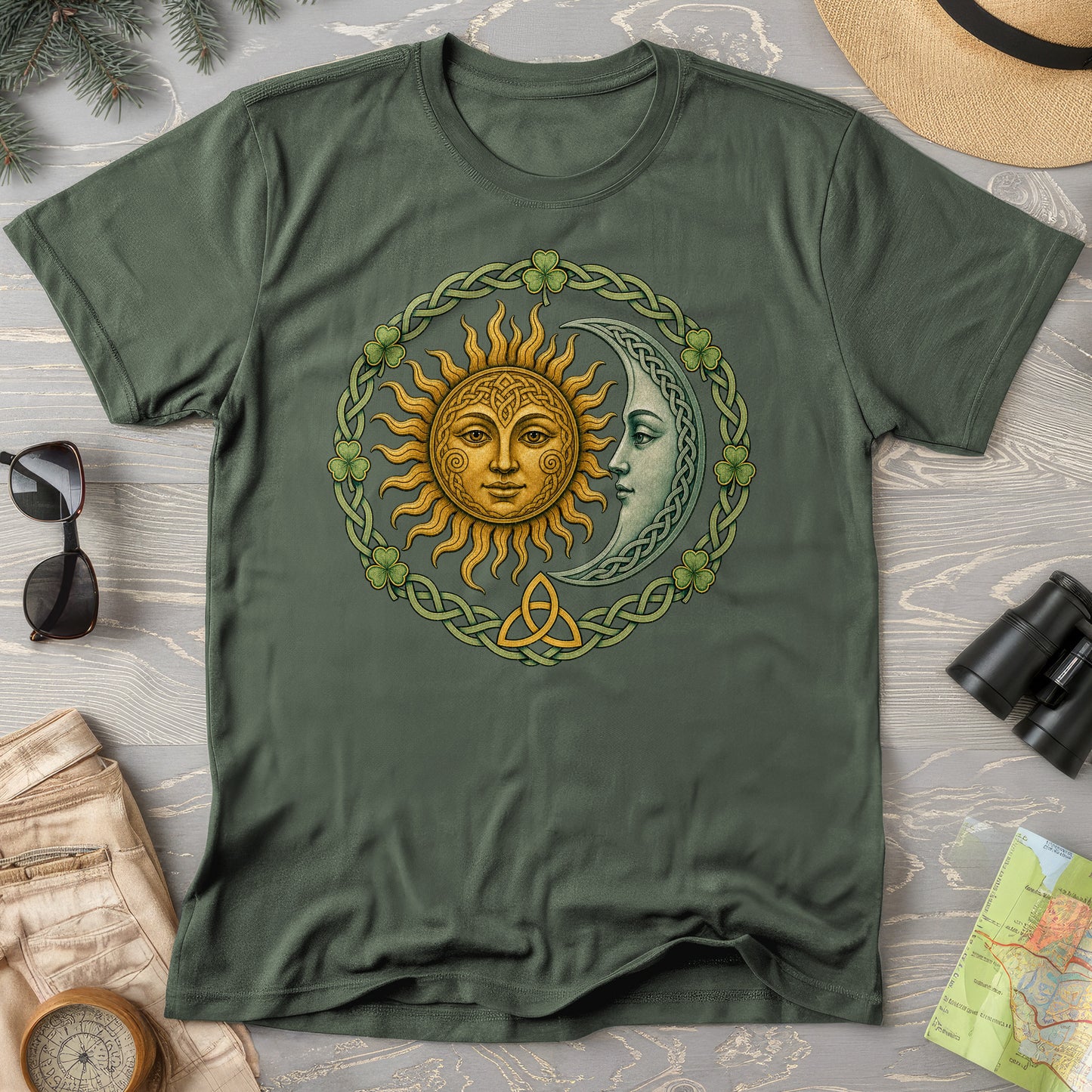 Celtic Lunar Ring T-Shirt