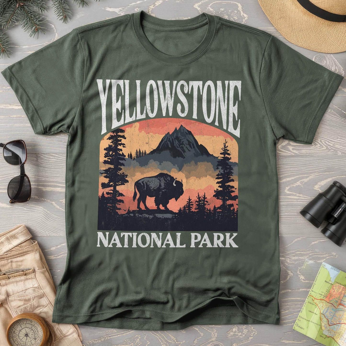 Yellowstone National Park "Big and Bold" T-Shirt