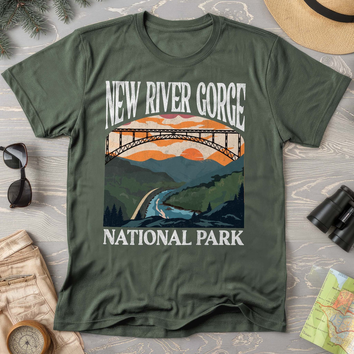New River Gorge National Park "Big and Bold" T-Shirt