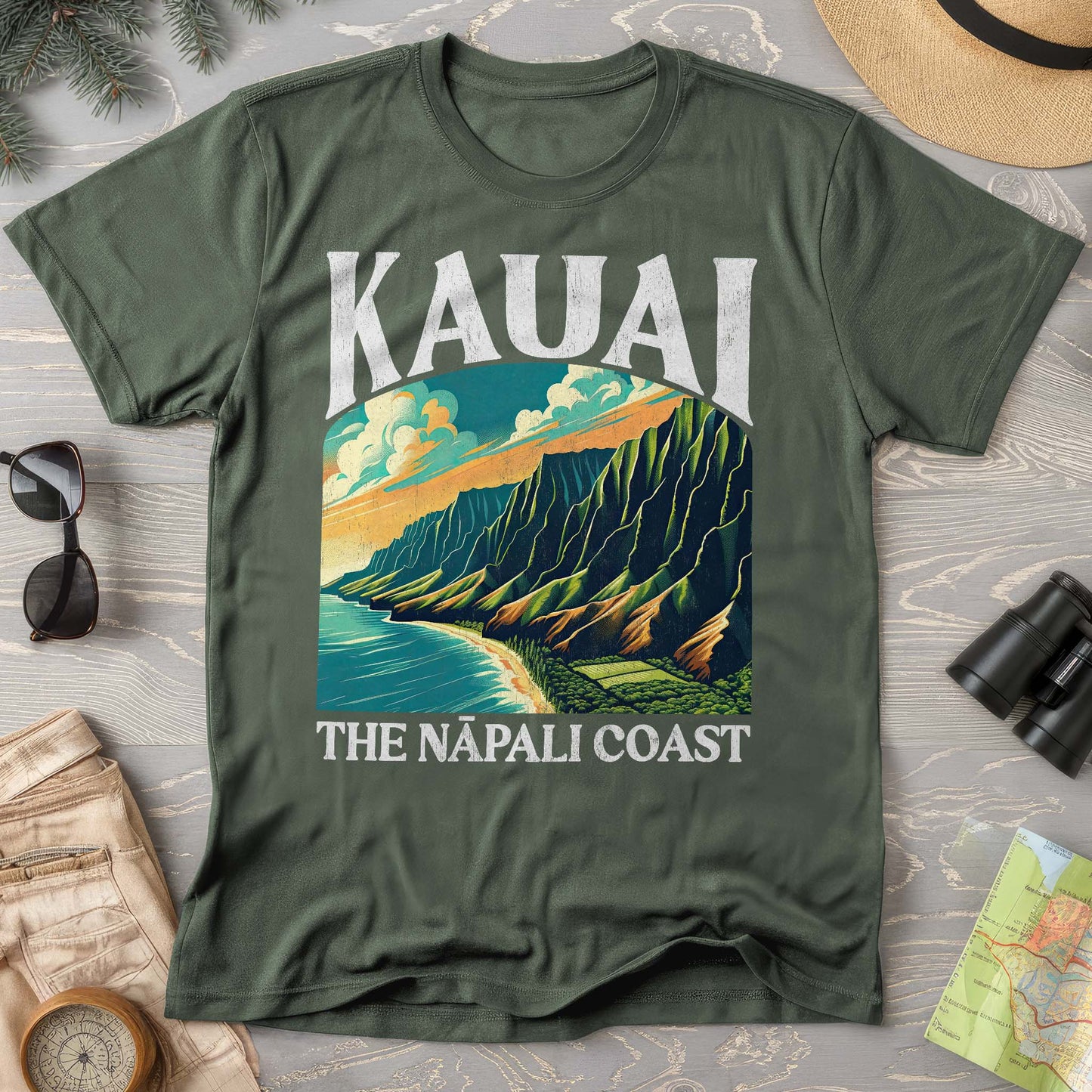 Kauai Nā Pali Coast "Big and Bold" T-Shirt