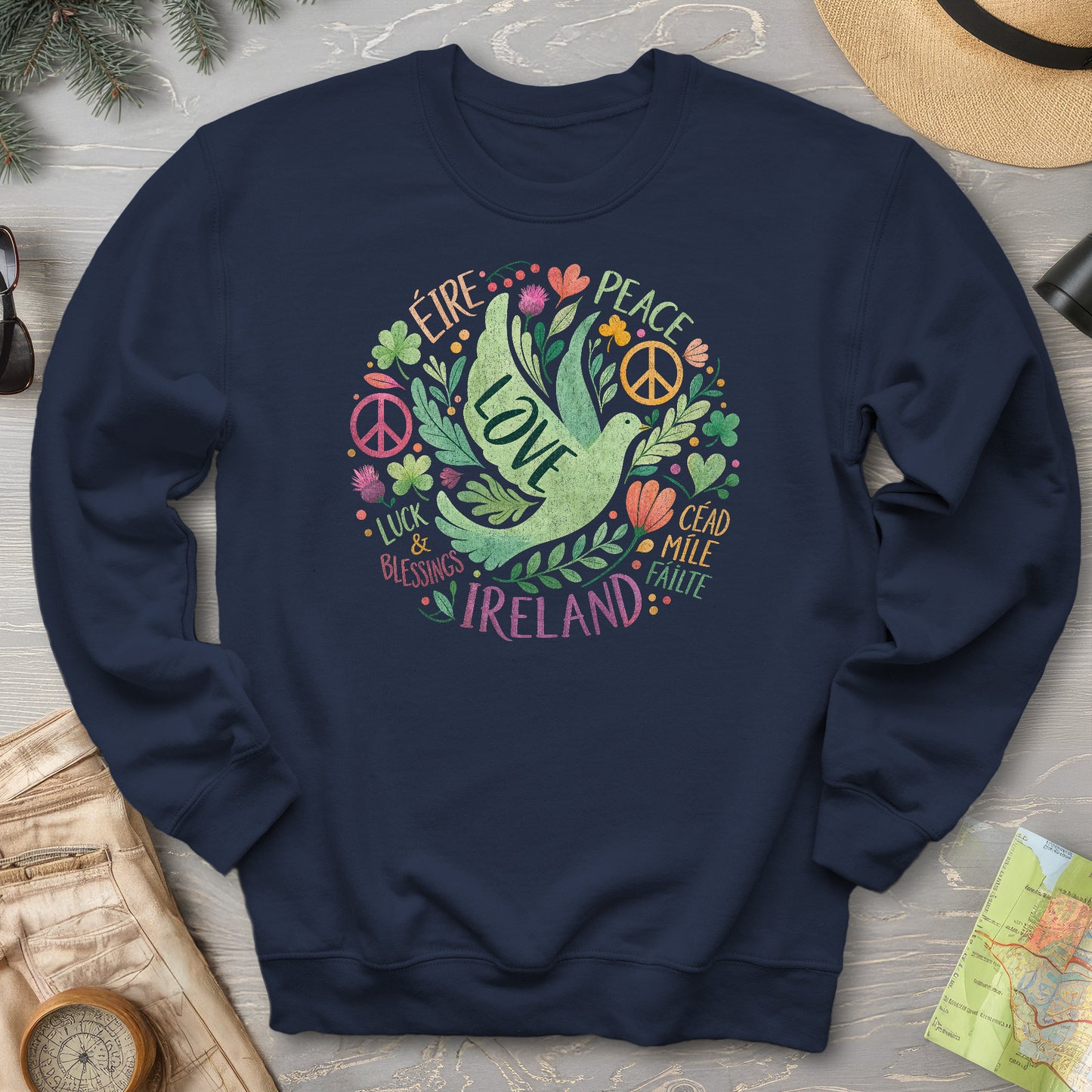 Ireland Peace Dove Sweatshirt