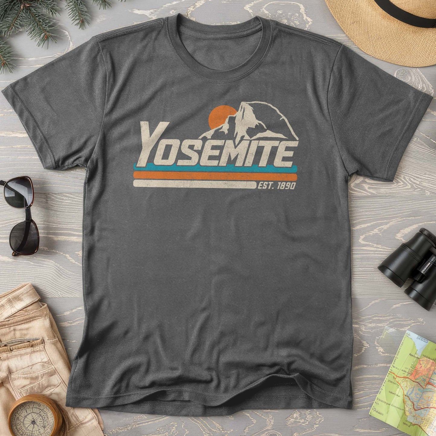 Yosemite Retro Stripe T-Shirt