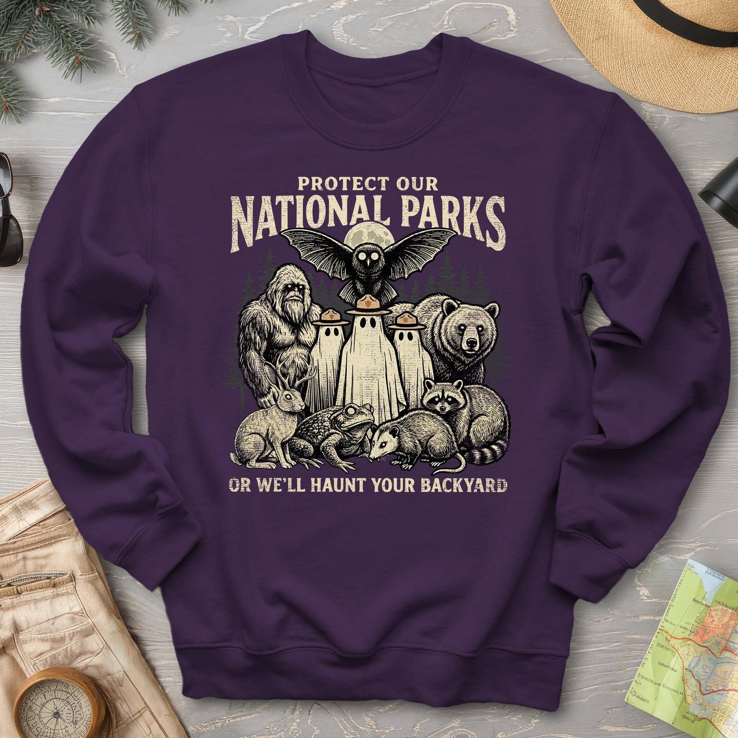 National Parks Backyard Haunt Sweatshirt