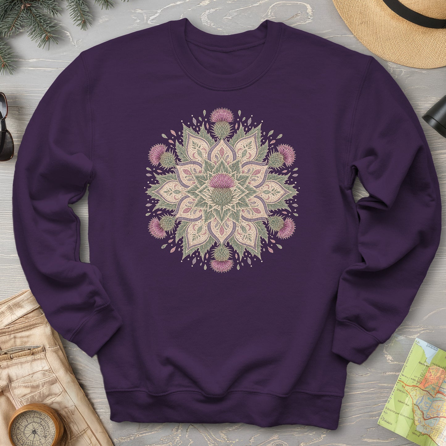 Thistle Mandala Sweatshirt