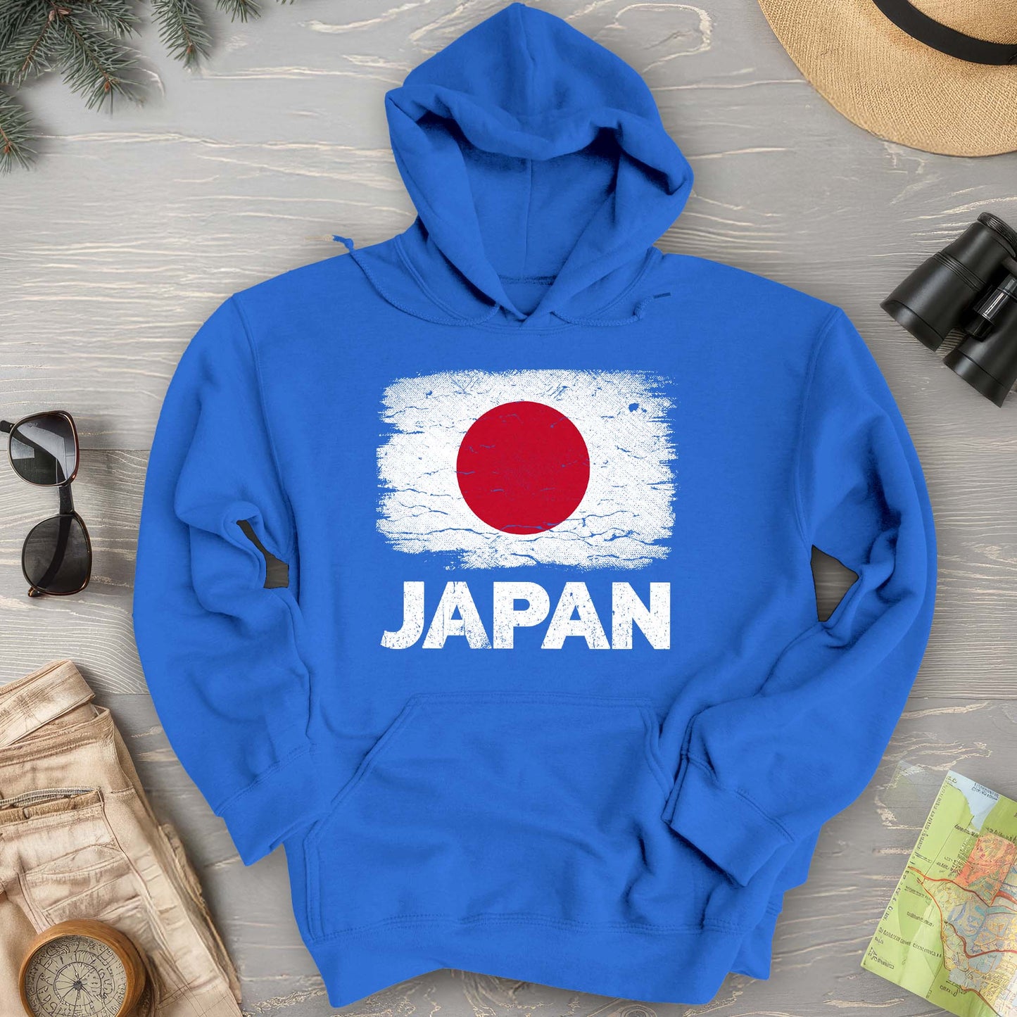Japan Vintage Flag Hoodie