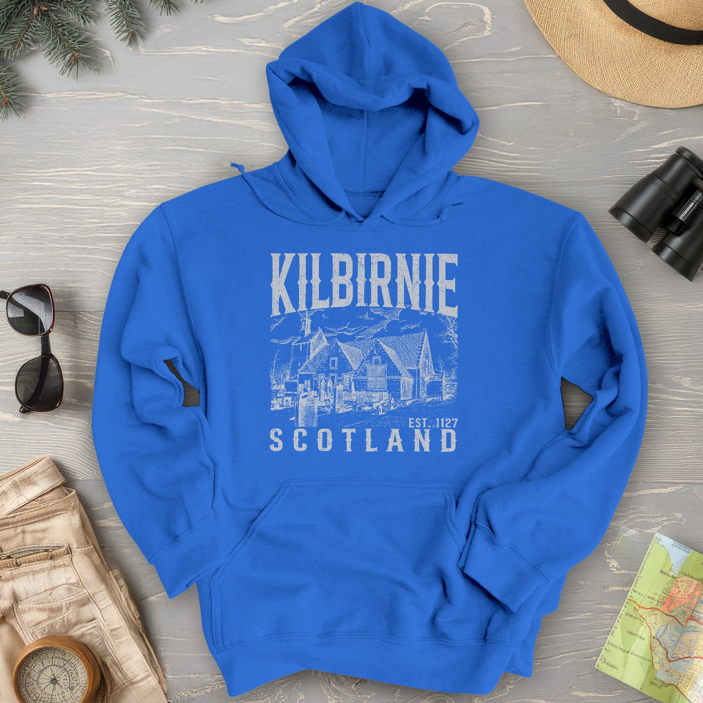 Kilbirnie Scotland Sketch Hoodie