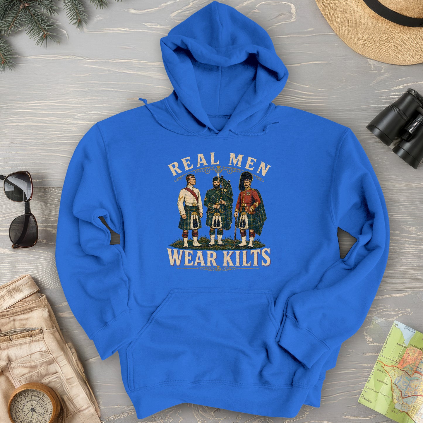 Real Men Wear Kilts Hoodie