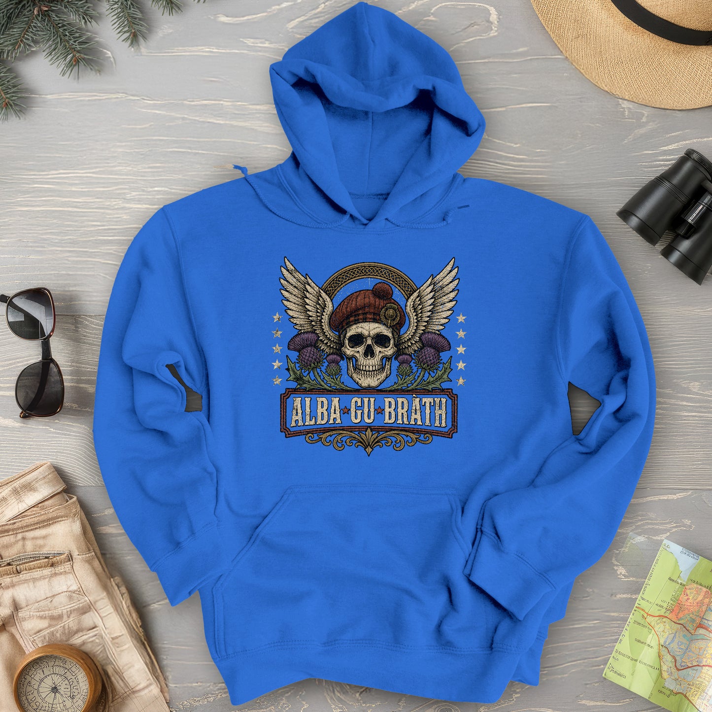 Alba Skull Thistle Hoodie