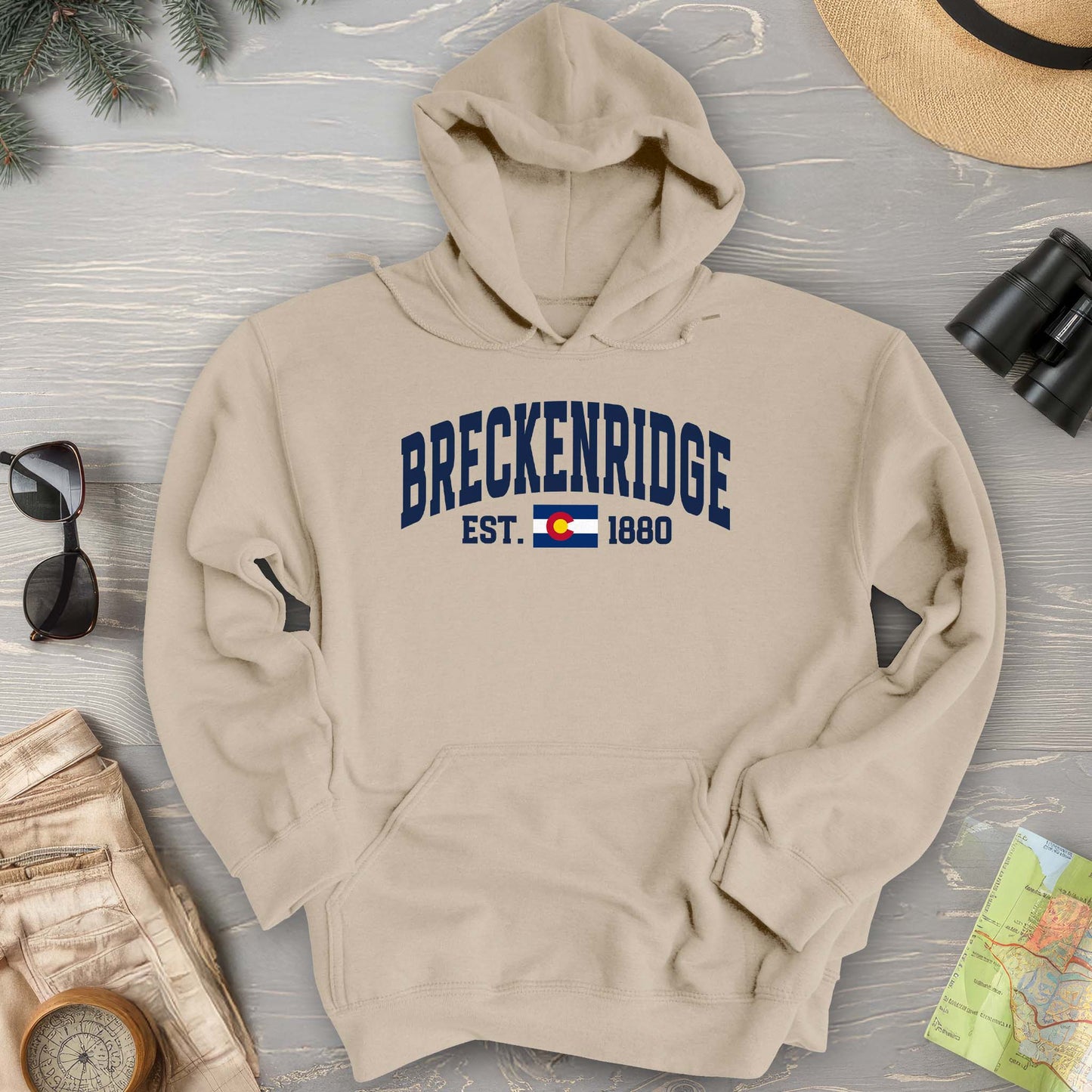 Breckenridge Colorado Varsity Hoodie