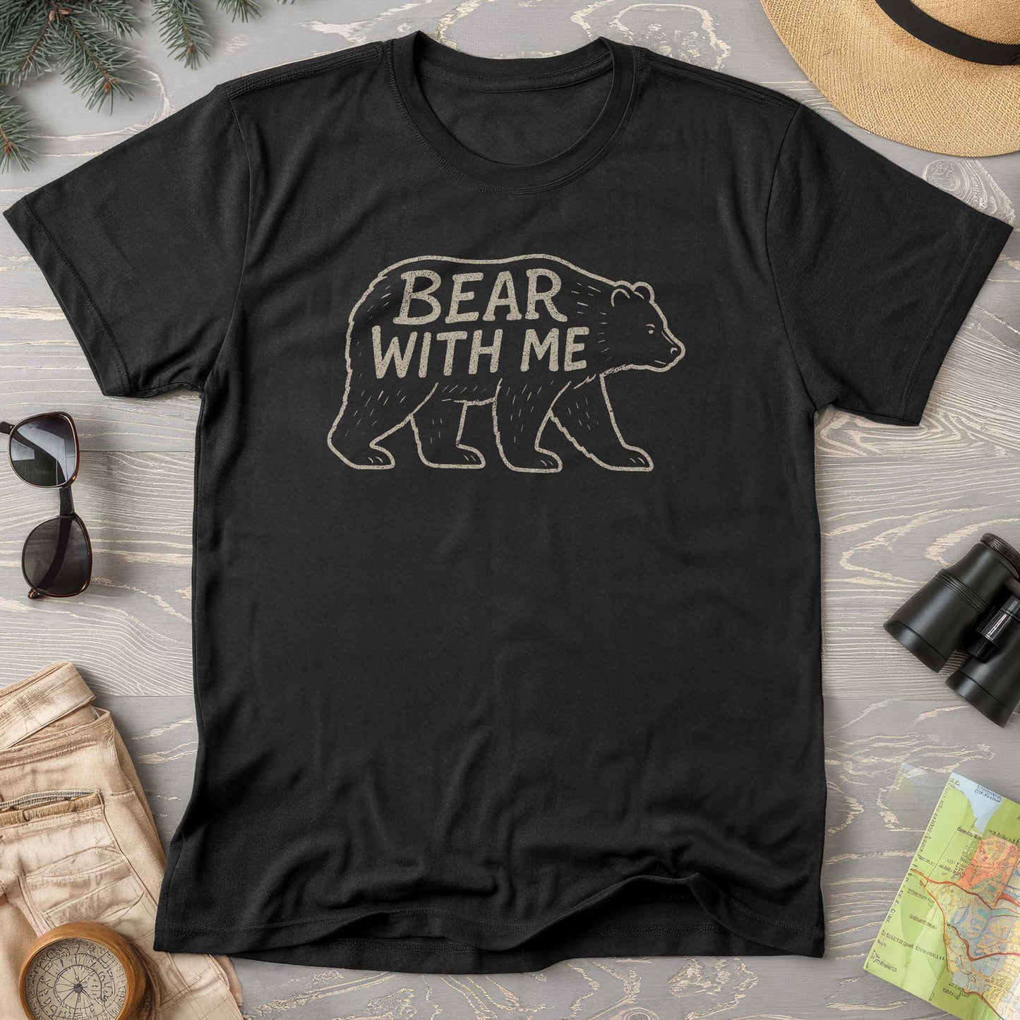 Bear With Me Textured T-Shirt