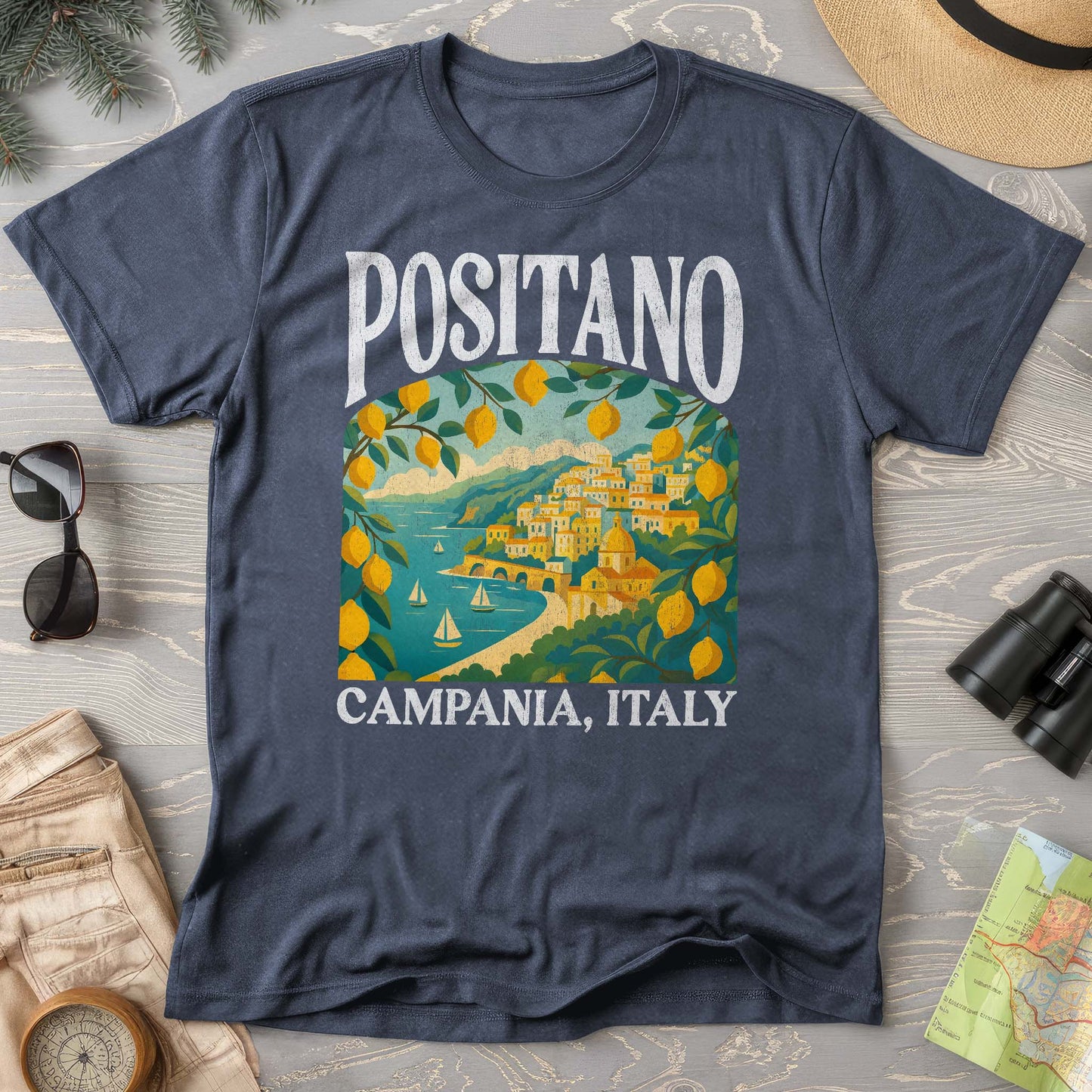 Positano Italy "Big and Bold" T-Shirt