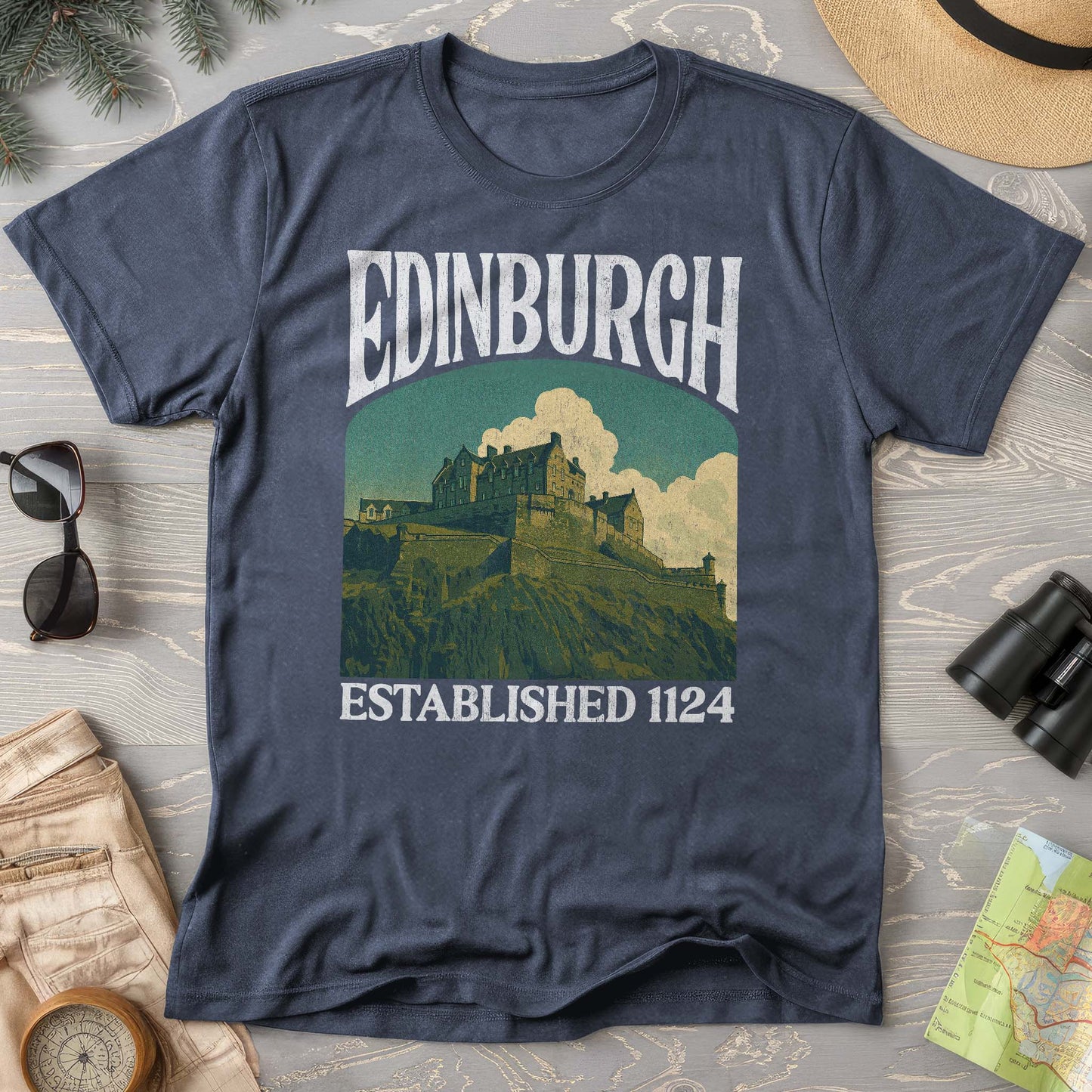 Edinburgh Scotland "Big and Bold" T-Shirt