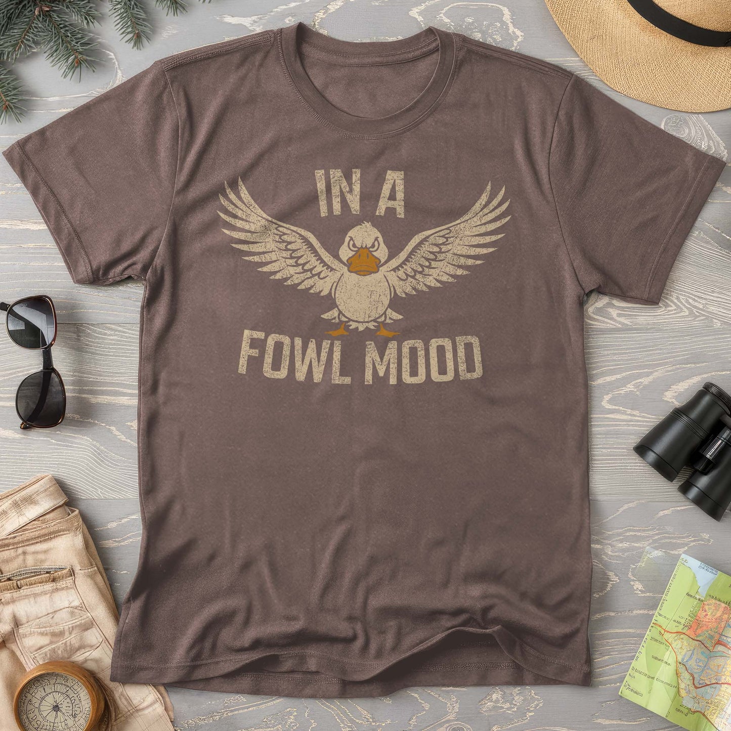 In a Fowl Mood "Vintage Duck" T-Shirt