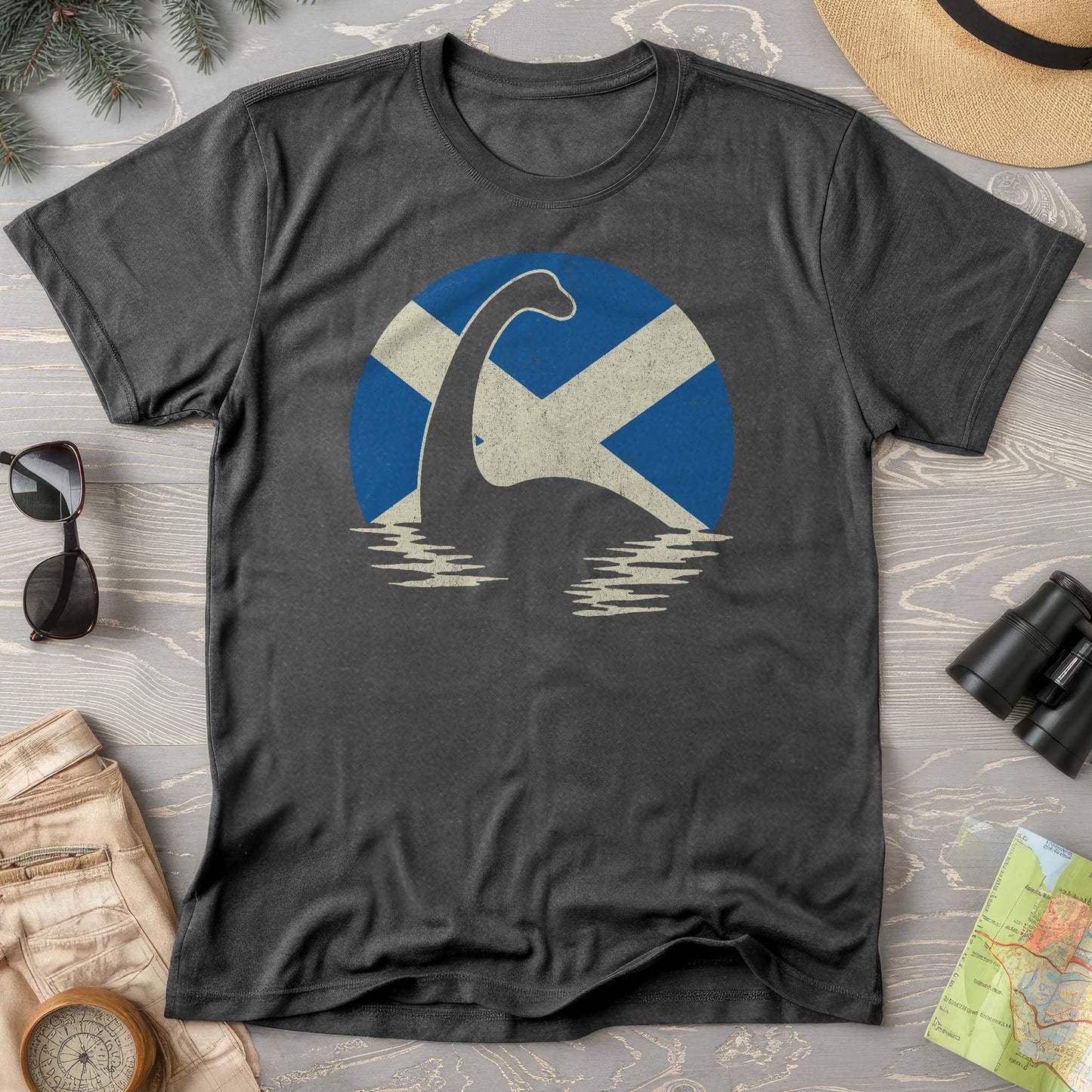 Scotland Loch Ness Flag T-Shirt