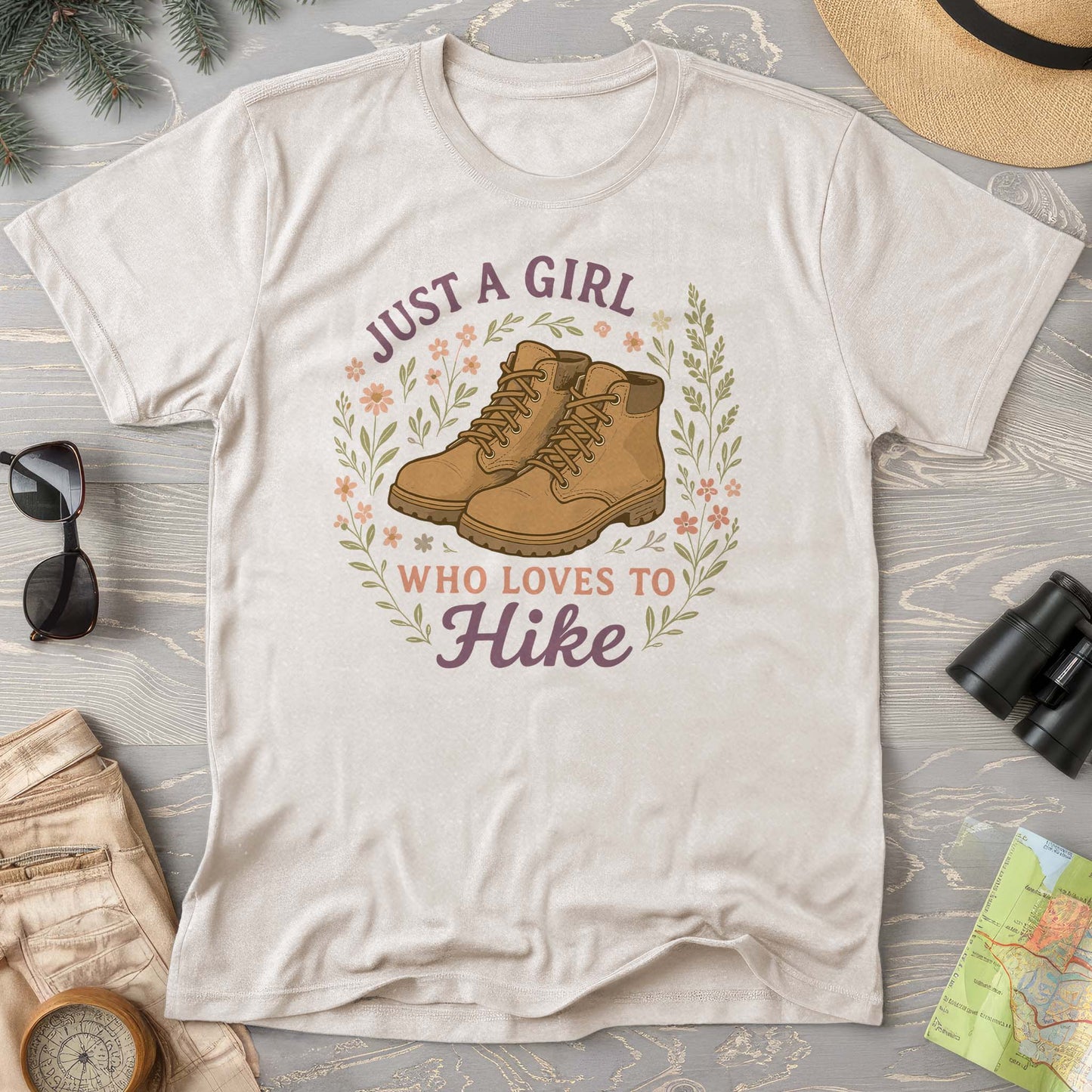 Just a Girl Who Loves to Hike T-Shirt