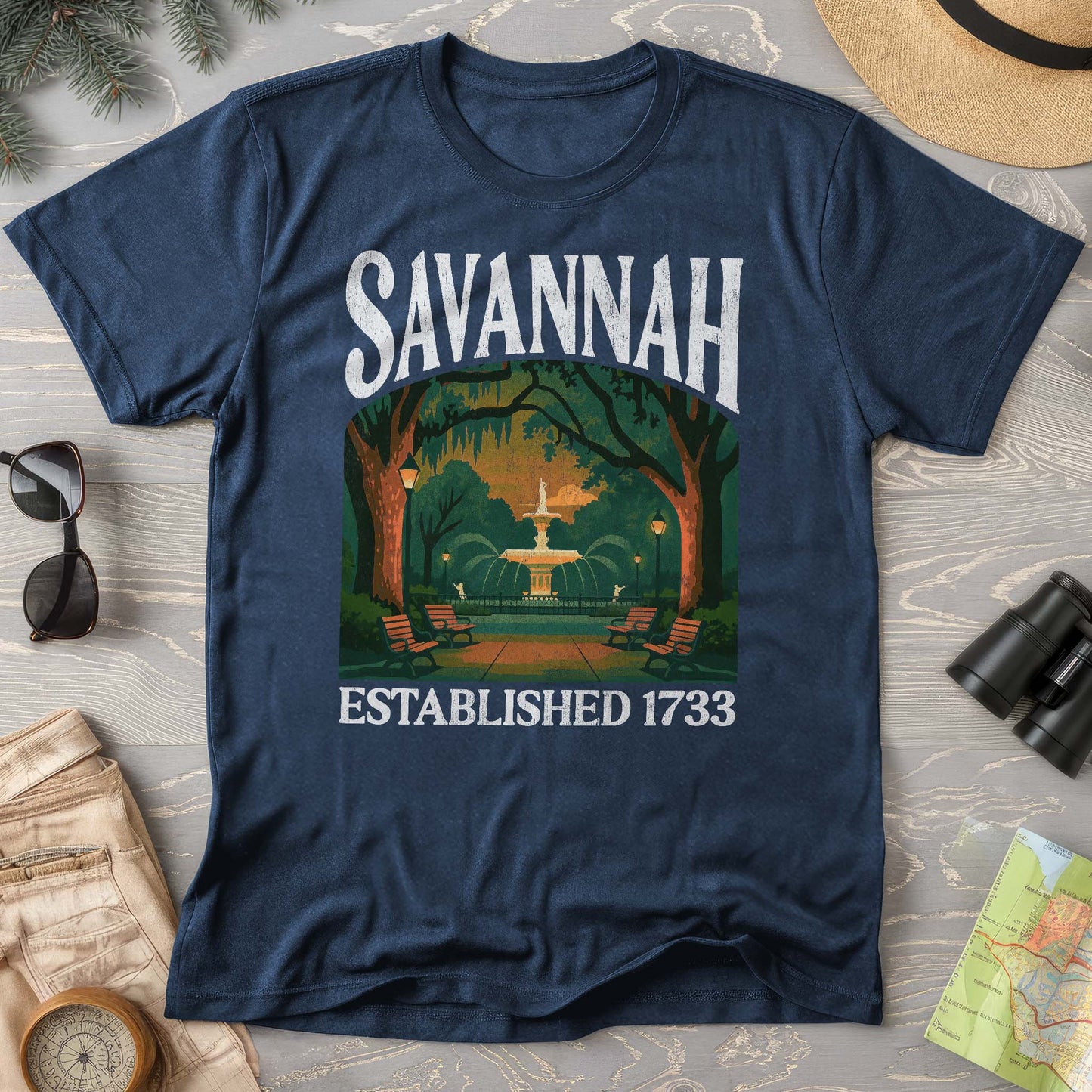 Savannah Georgia "Big and Bold" T-Shirt
