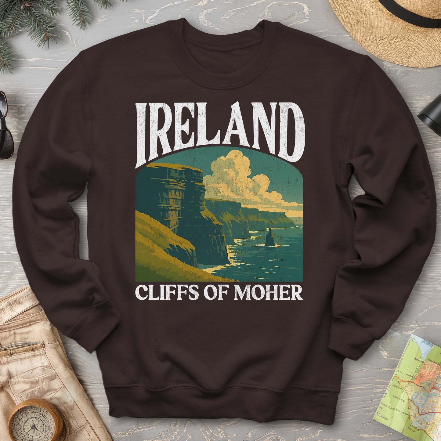 Ireland Cliffs of Moher "Big and Bold" Sweatshirt