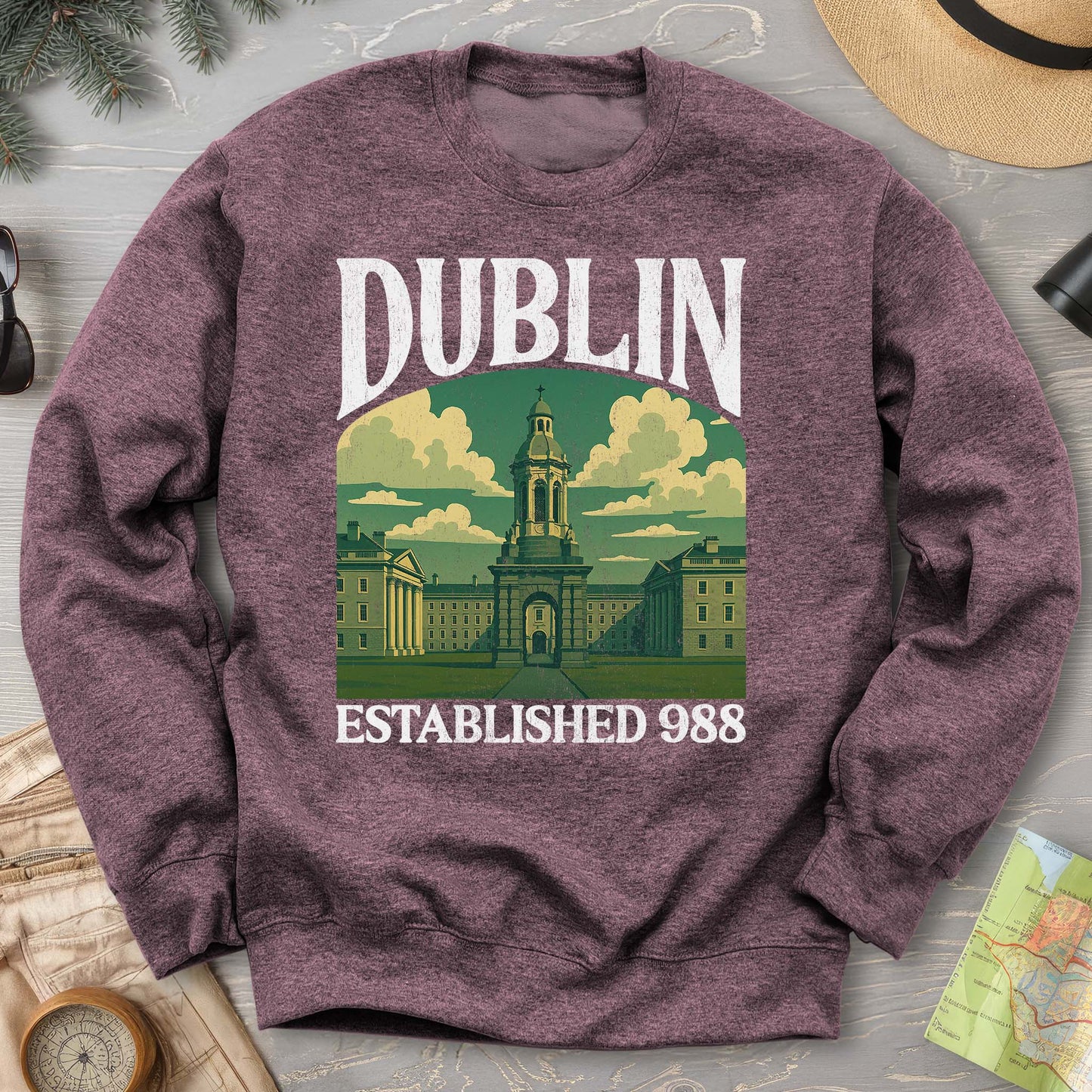 Dublin Ireland "Big and Bold" Sweatshirt