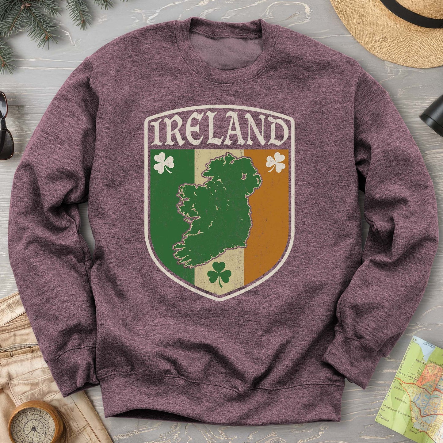 Ireland Vintage Badge Sweatshirt