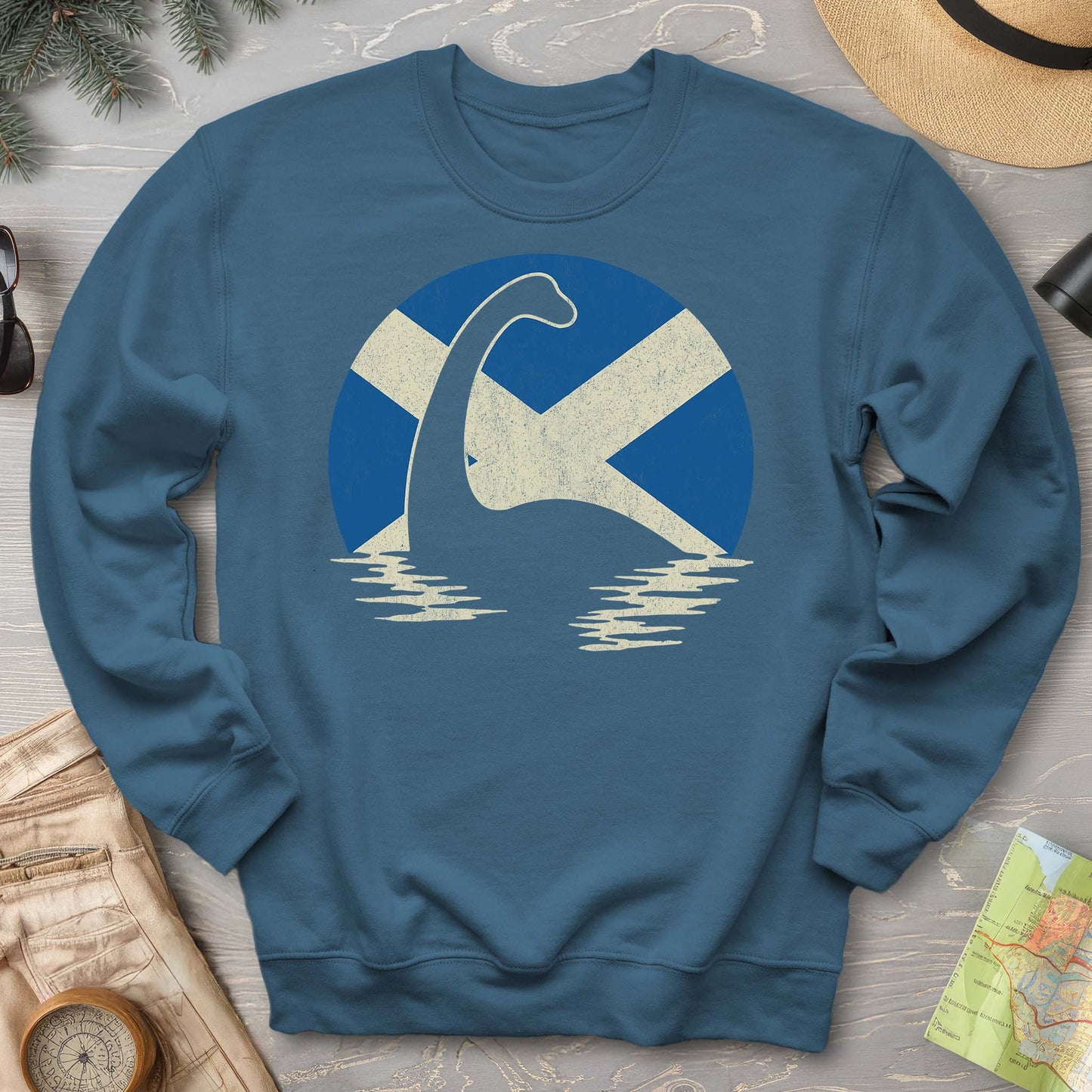 Bargain Bin Overstock! Scotland Loch Ness Flag Sweatshirt