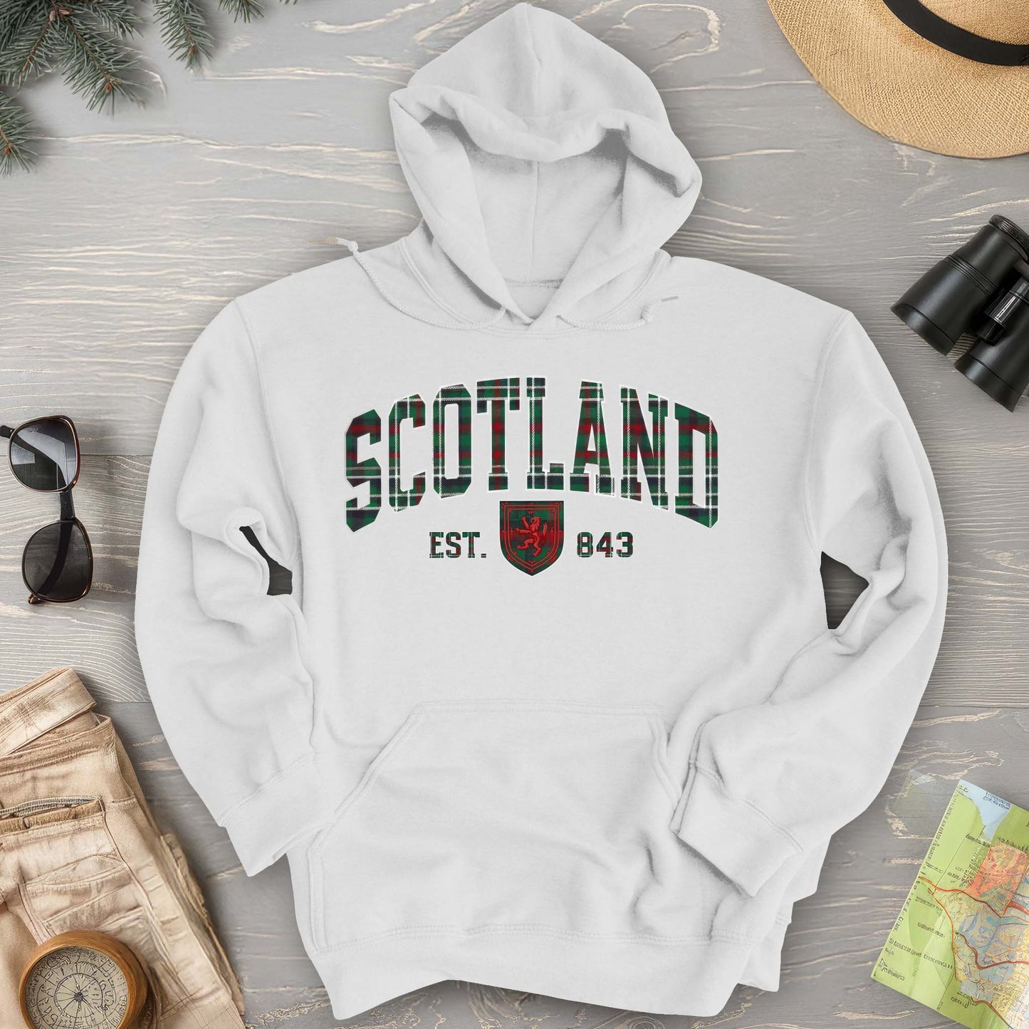 Scotland Varsity Tartan Hoodie