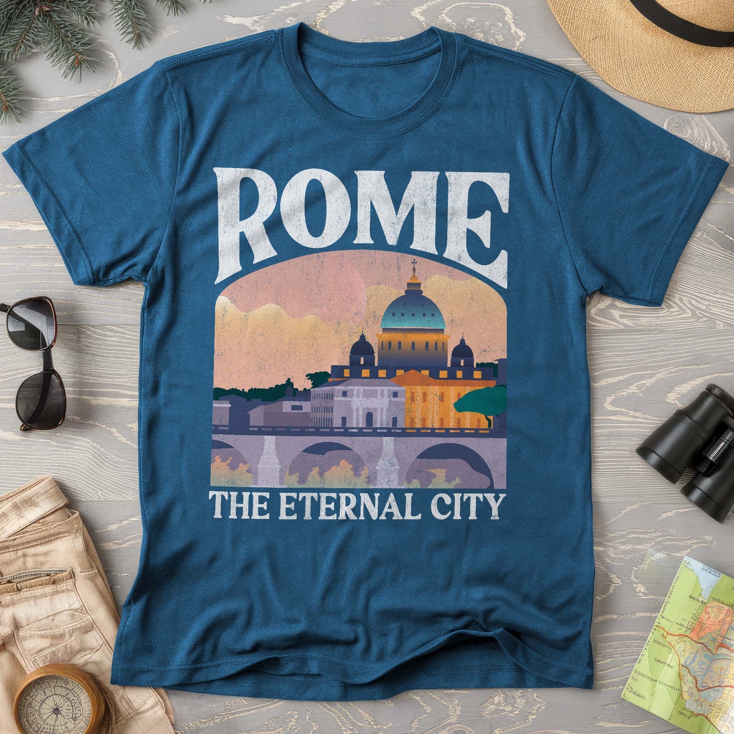 Rome Italy The Eternal City "Big and Bold" T-Shirt