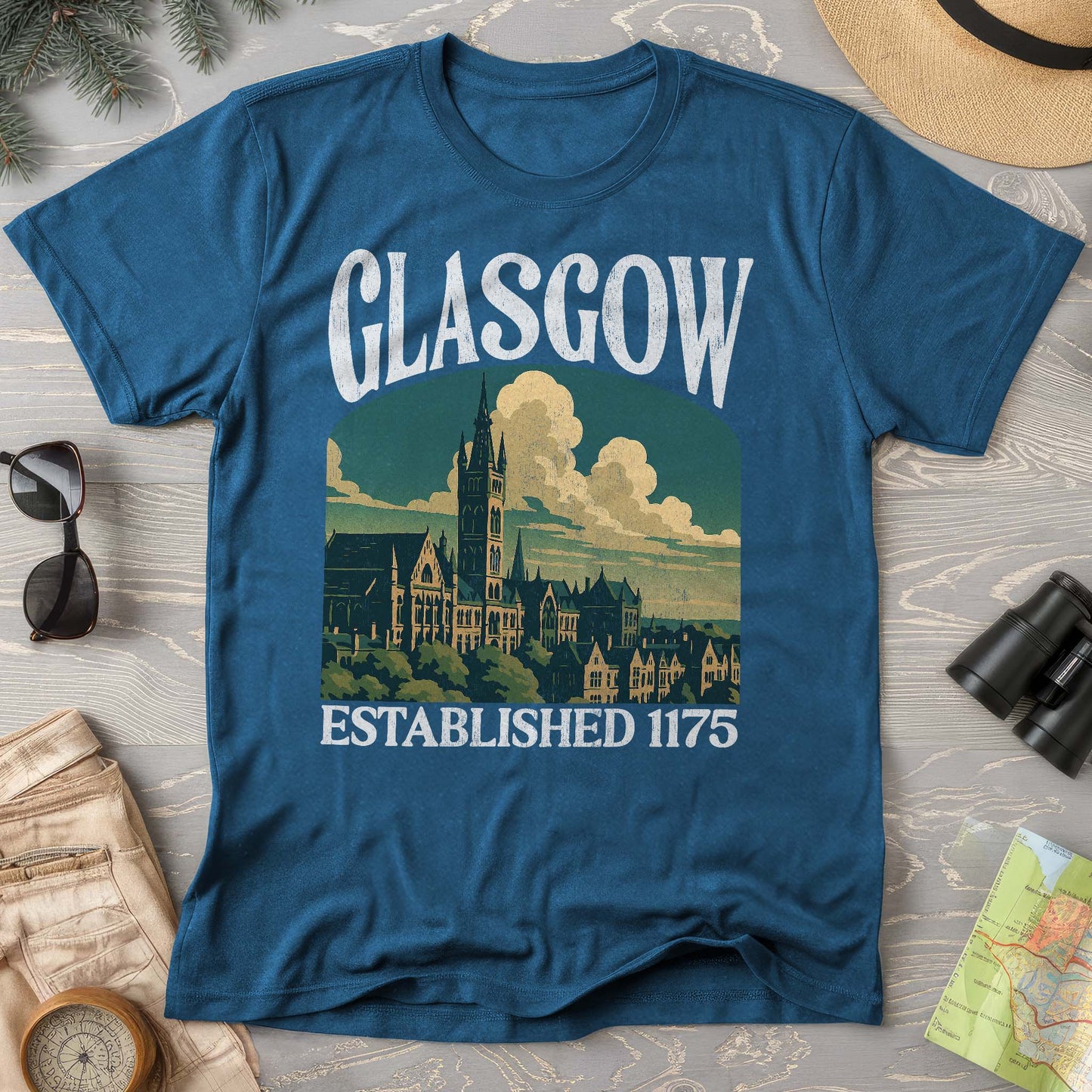 Glasgow Scotland "Big and Bold" T-Shirt