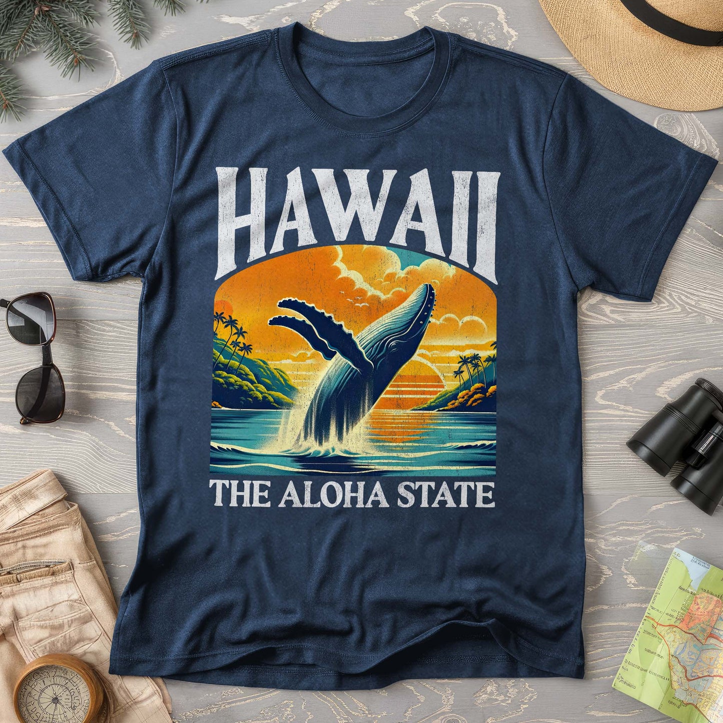 Hawaii The Aloha State "Big and Bold" T-Shirt