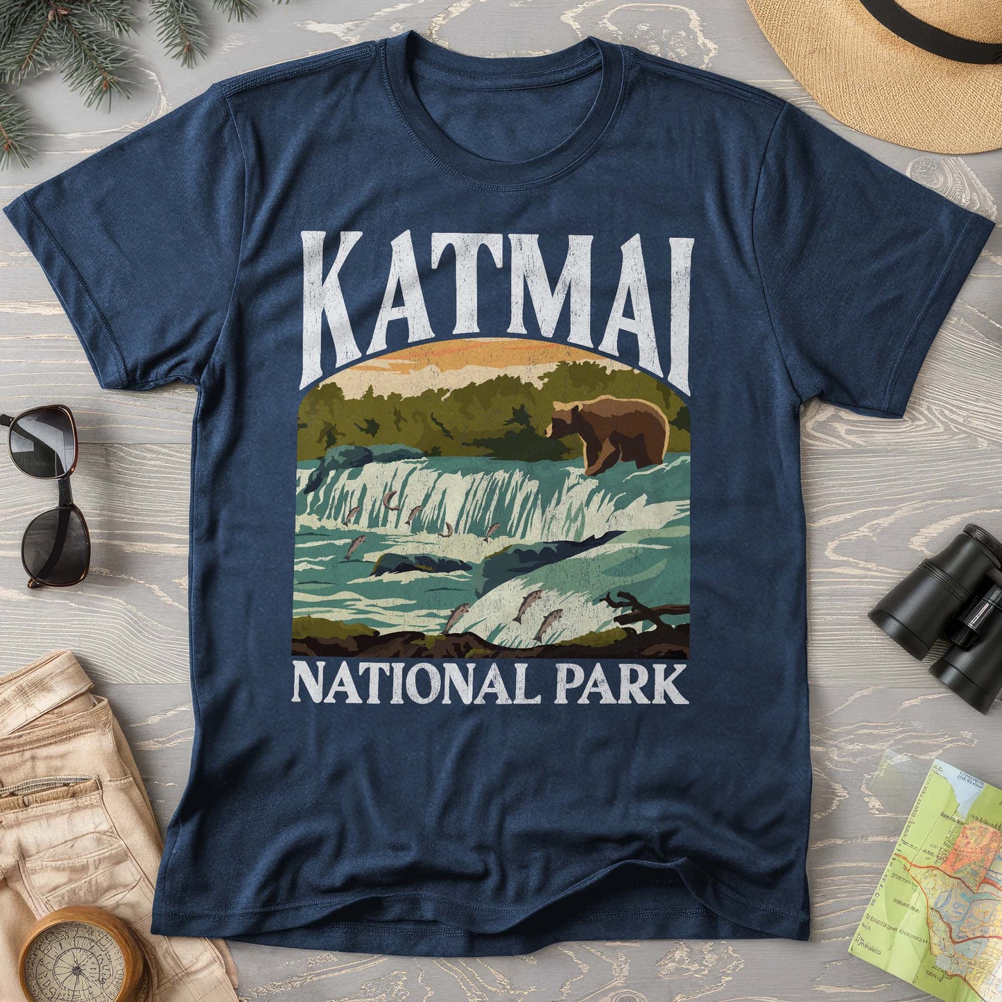 Katmai National Park "Big and Bold" T-Shirt