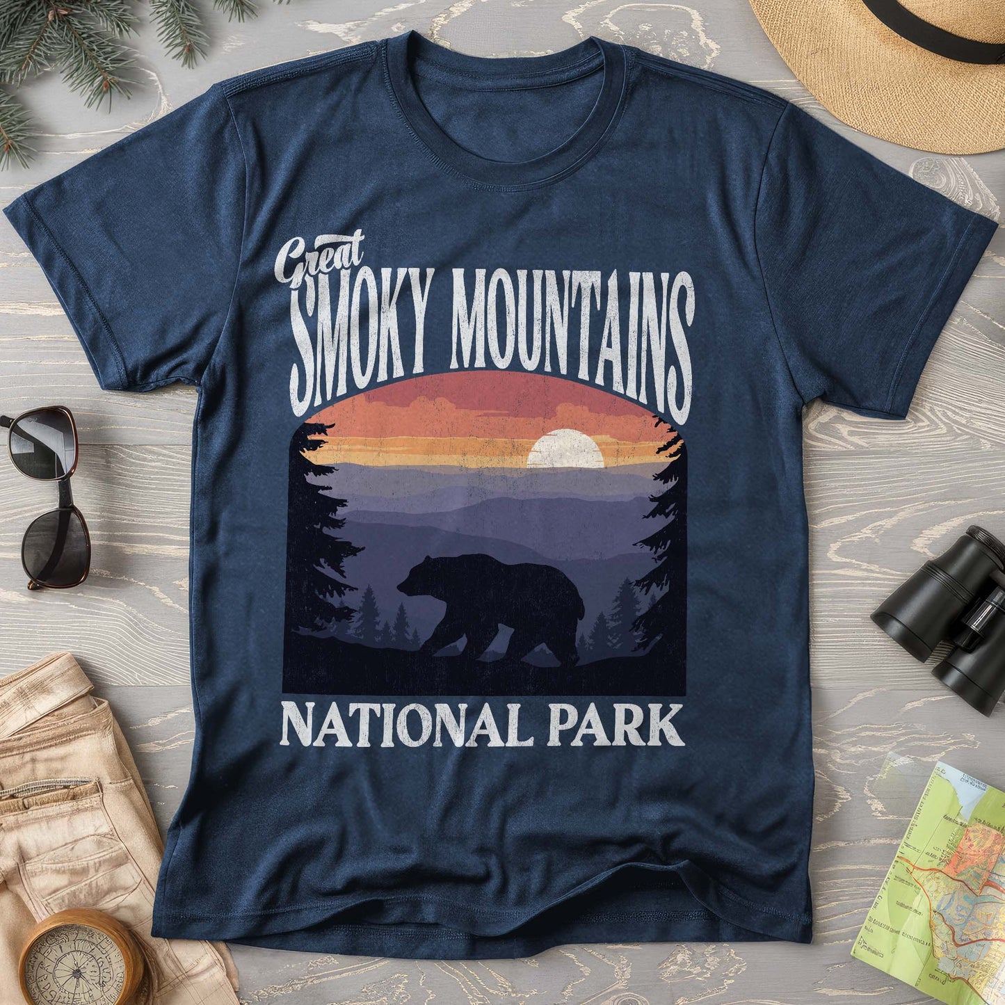 Great Smoky Mountains National Park "Big and Bold" T-Shirt