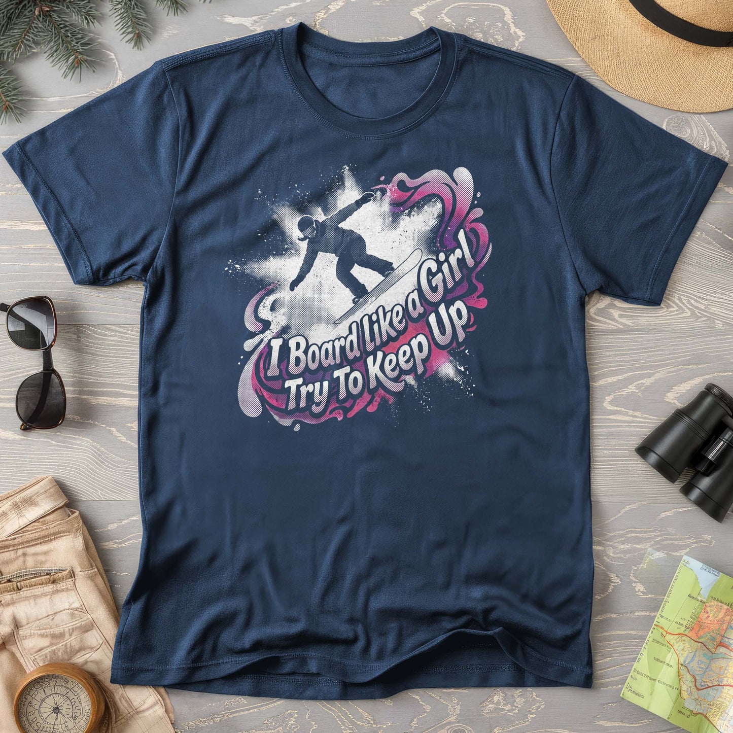 Board Like a Girl T-shirt