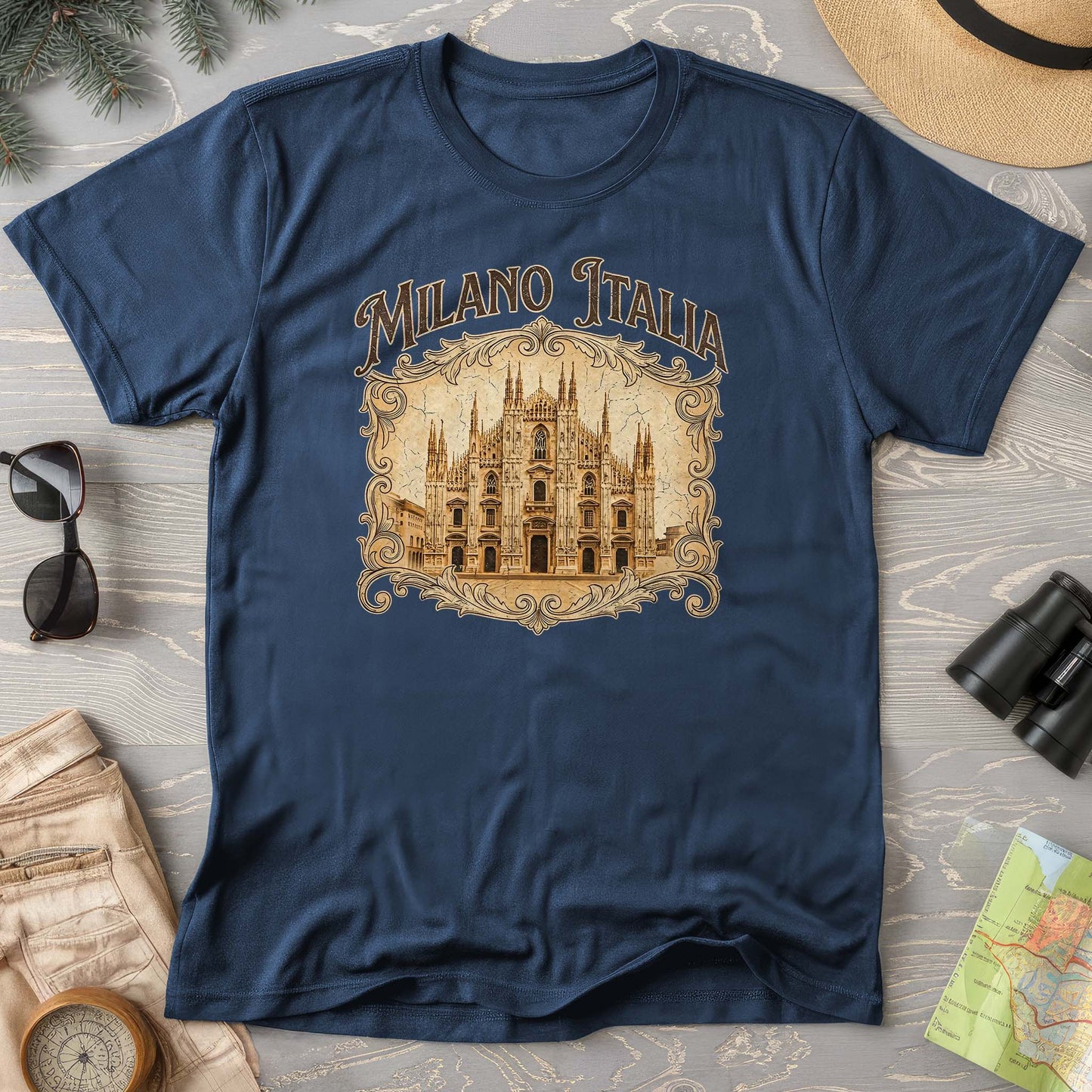 Duomo di Milano Sepia T-Shirt
