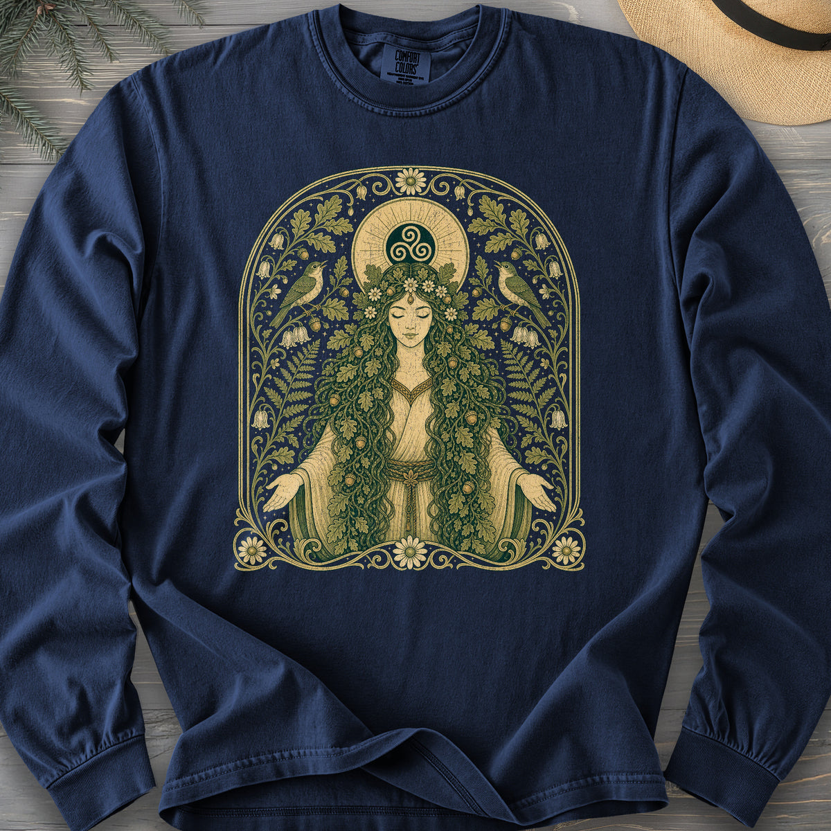 Celtic Goddess Long Sleeve Shirt
