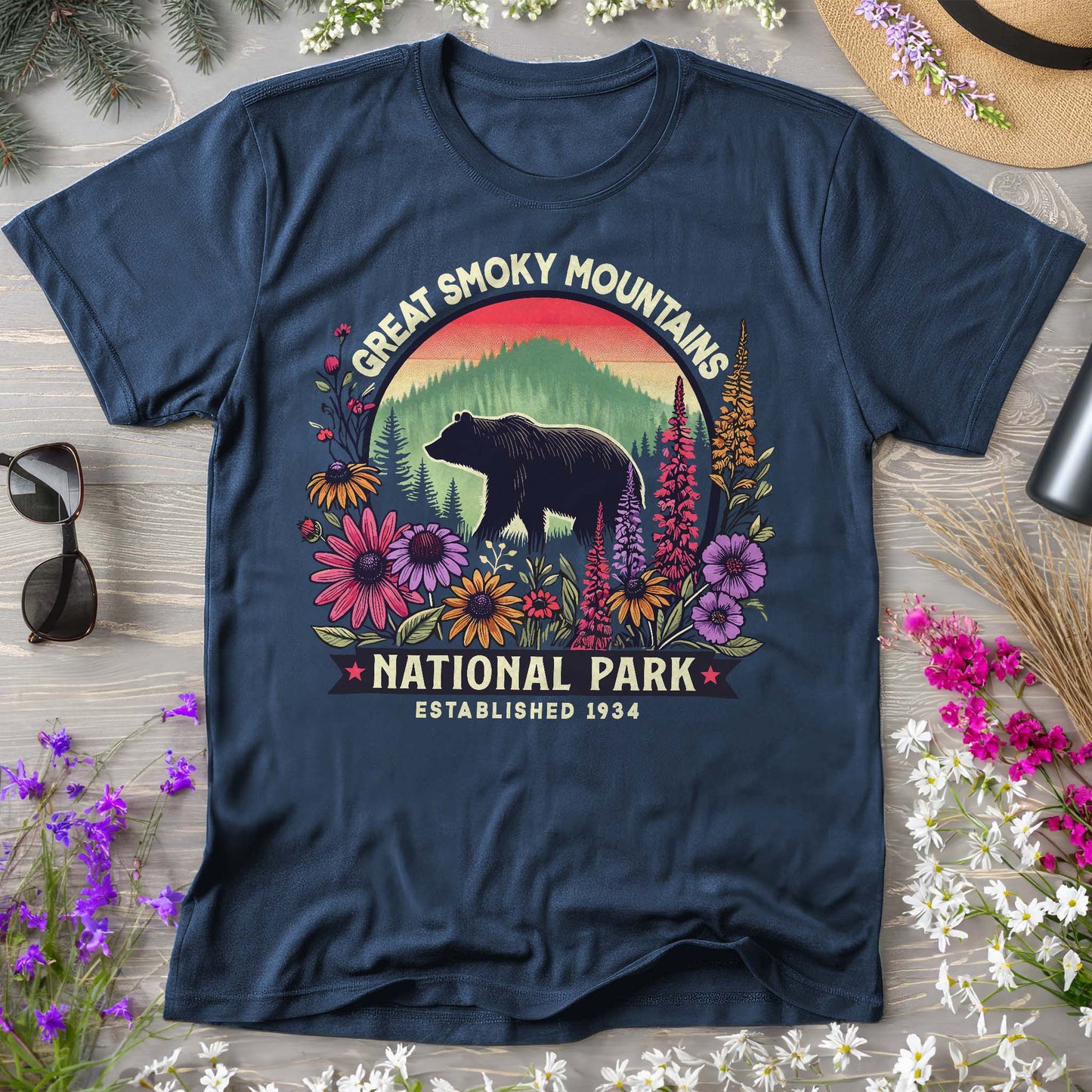 Great Smoky Mountains National Park "Wildflower" T-Shirt