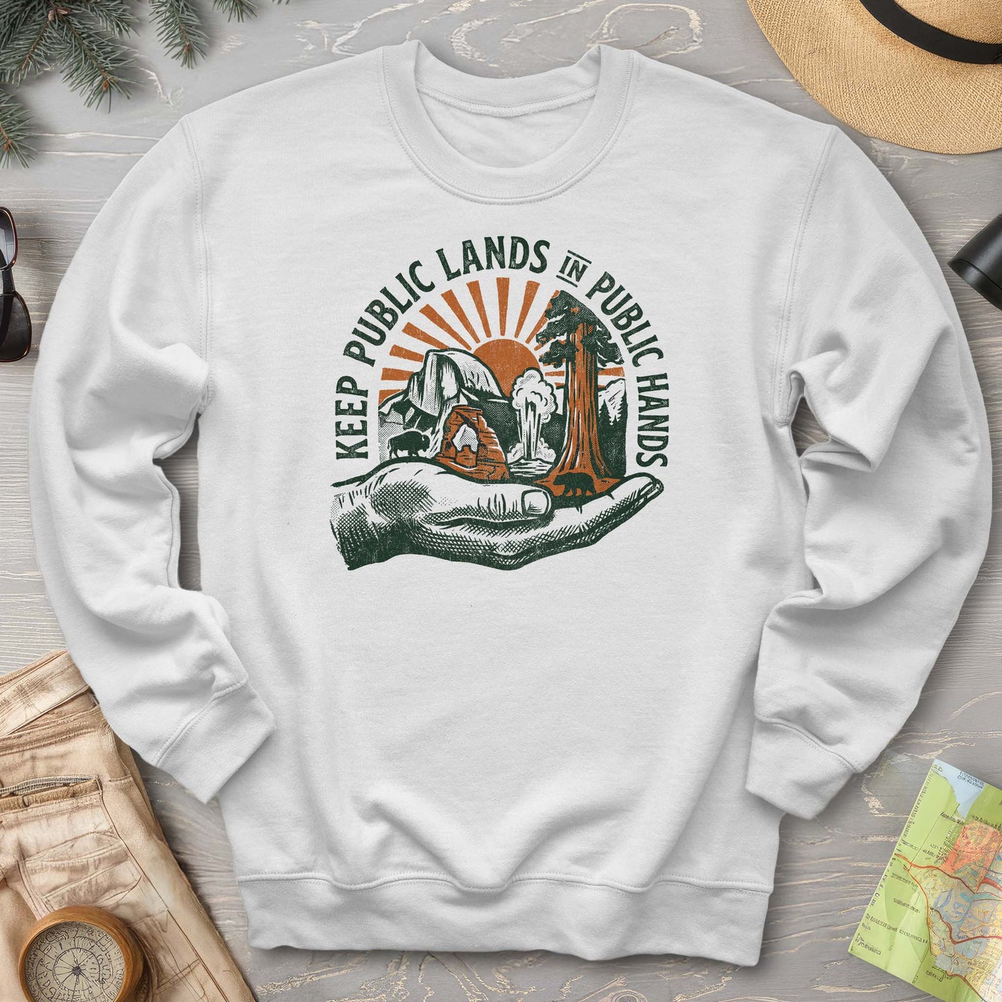Public Lands Public Hands V1 Sweatshirt