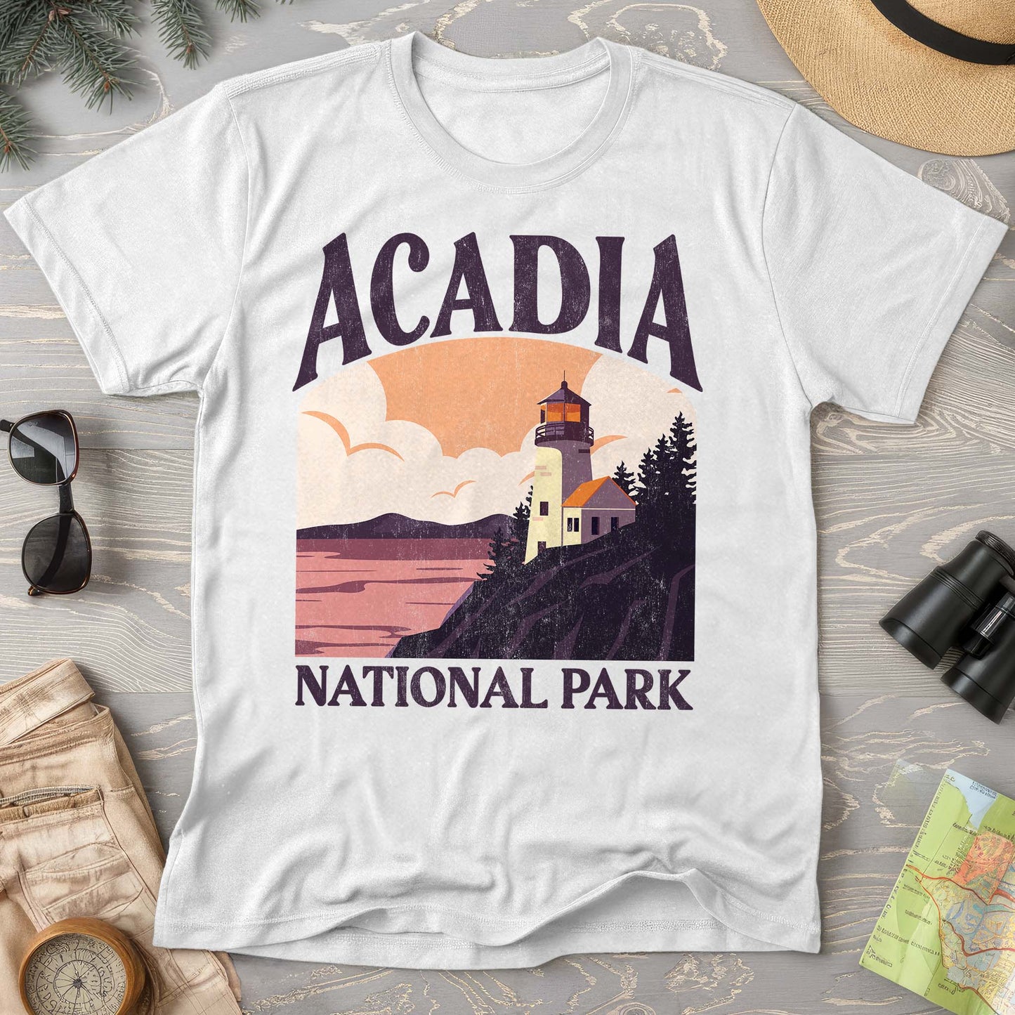Acadia National Park "Big and Bold" T-Shirt