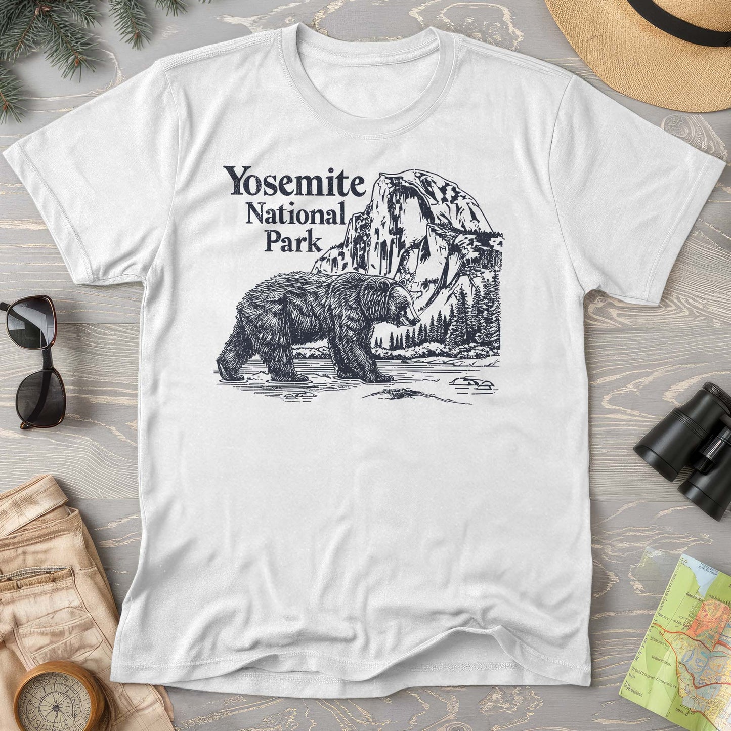 Yosemite National Park "Half Dome Bear" T-Shirt