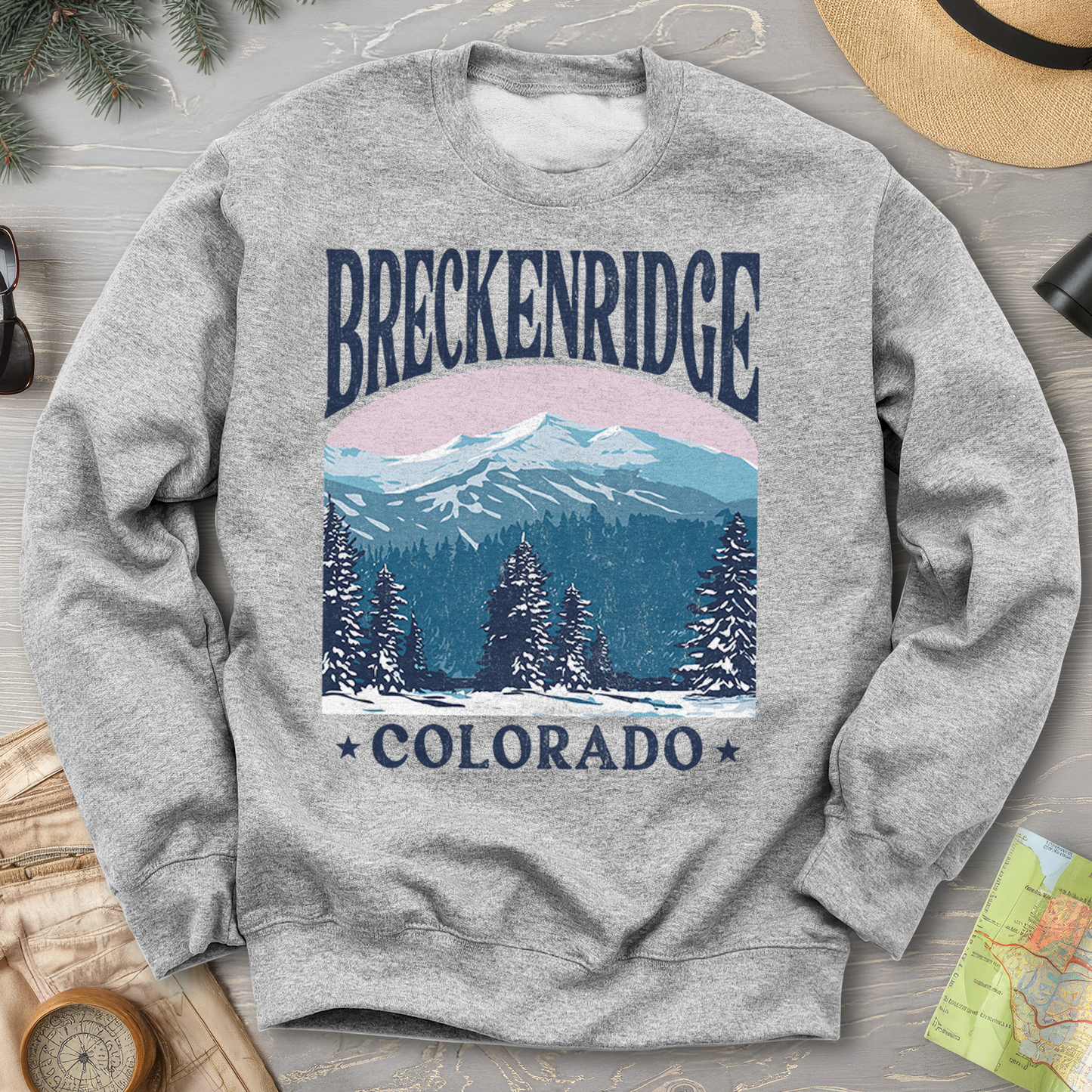 Breckenridge Colorado "Big and Bold" Sweatshirt